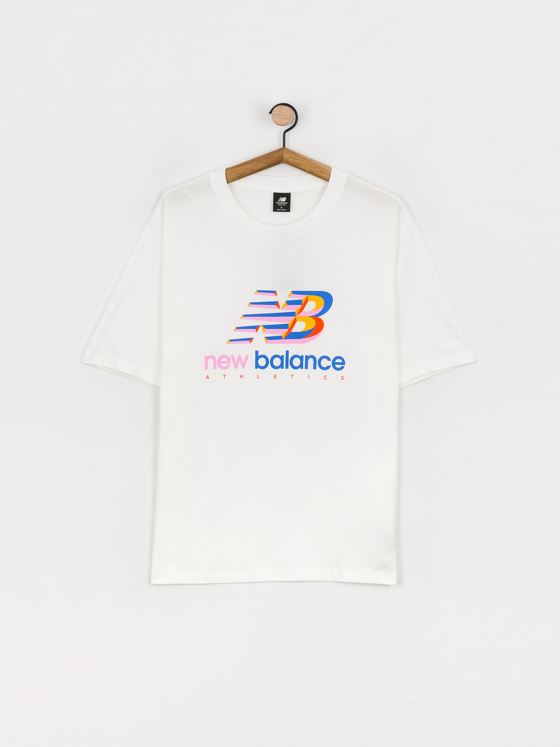 T-shirt New Balance Athletics Amplified Logo (white)
