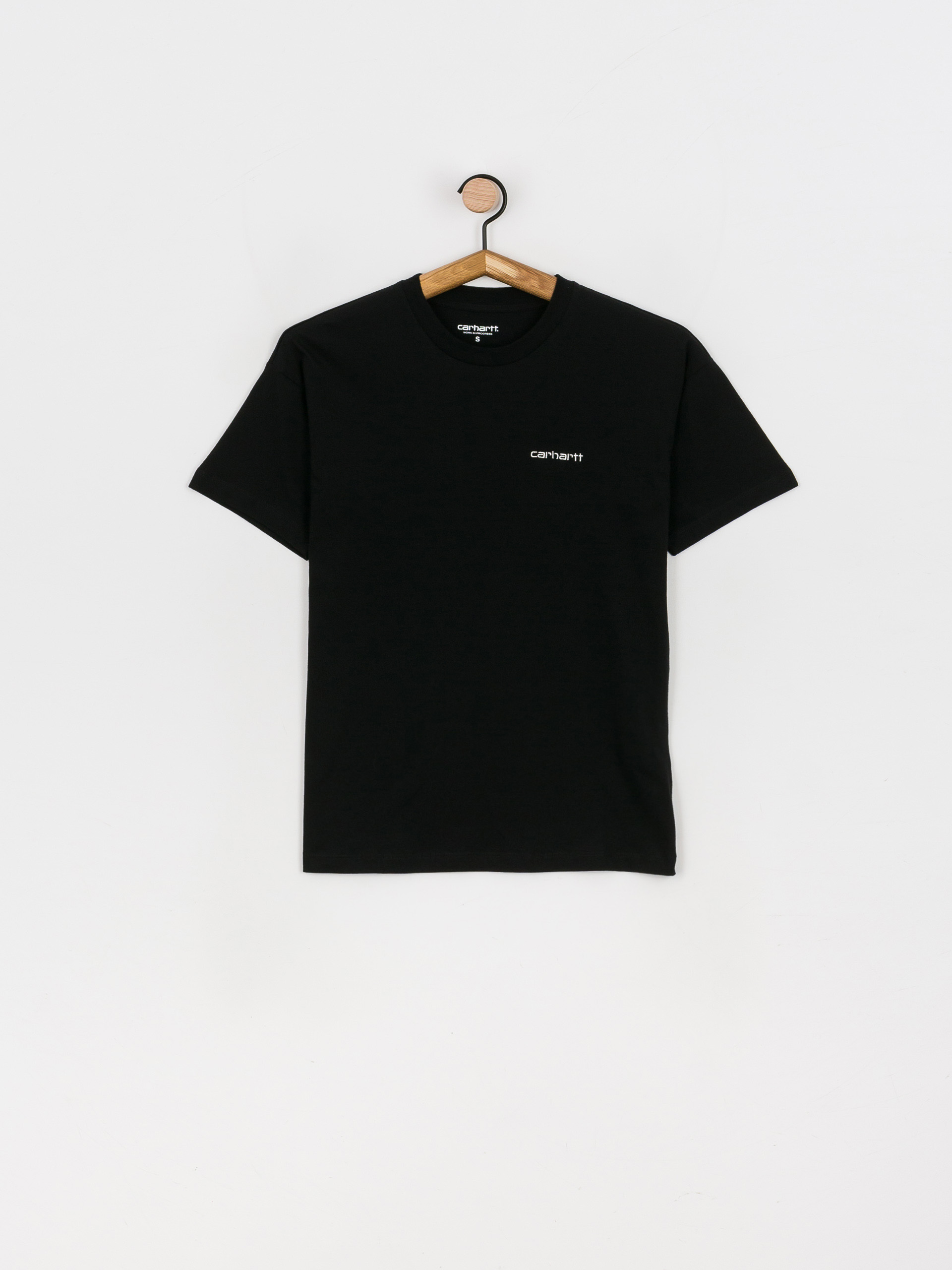 T-shirt Carhartt WIP Script Embroidery Wmn (black/white)