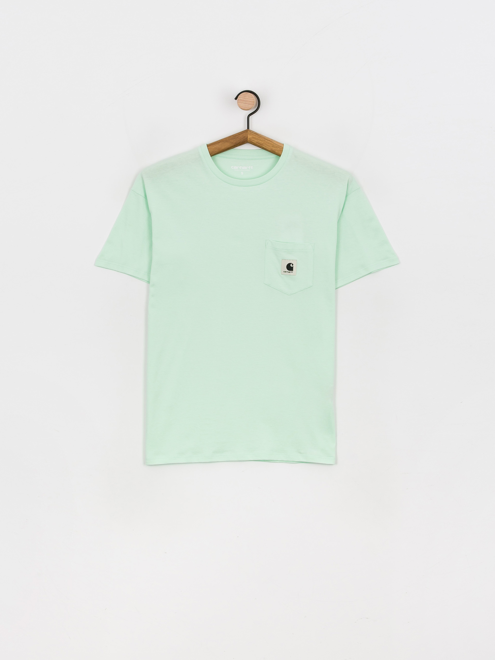 T-shirt Carhartt WIP Pocket Wmn (pale spearmint)