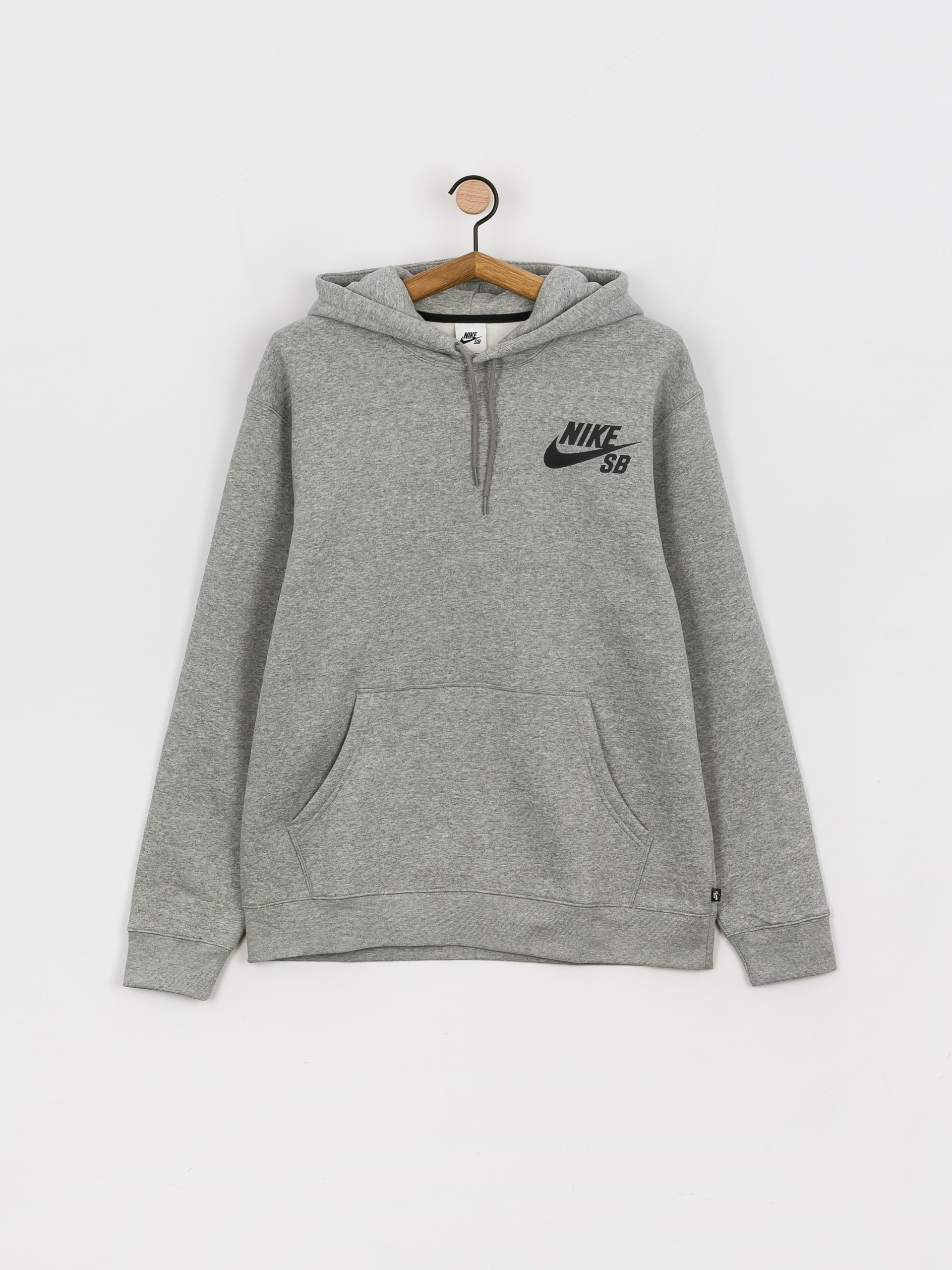 Bluza z kapturem Nike SB Icon HD (dk grey heather/black)