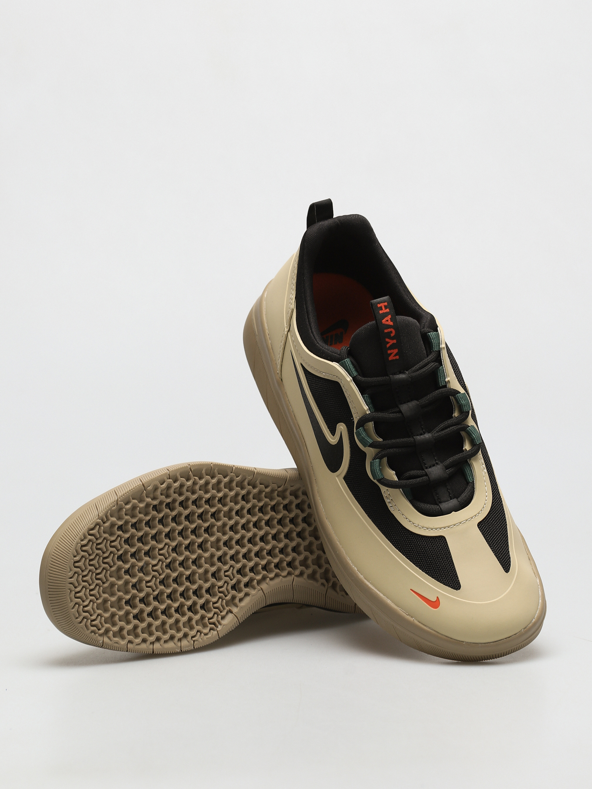 Buty Nike SB Nyjah Free 2 (rattan/black noble green safety orange)