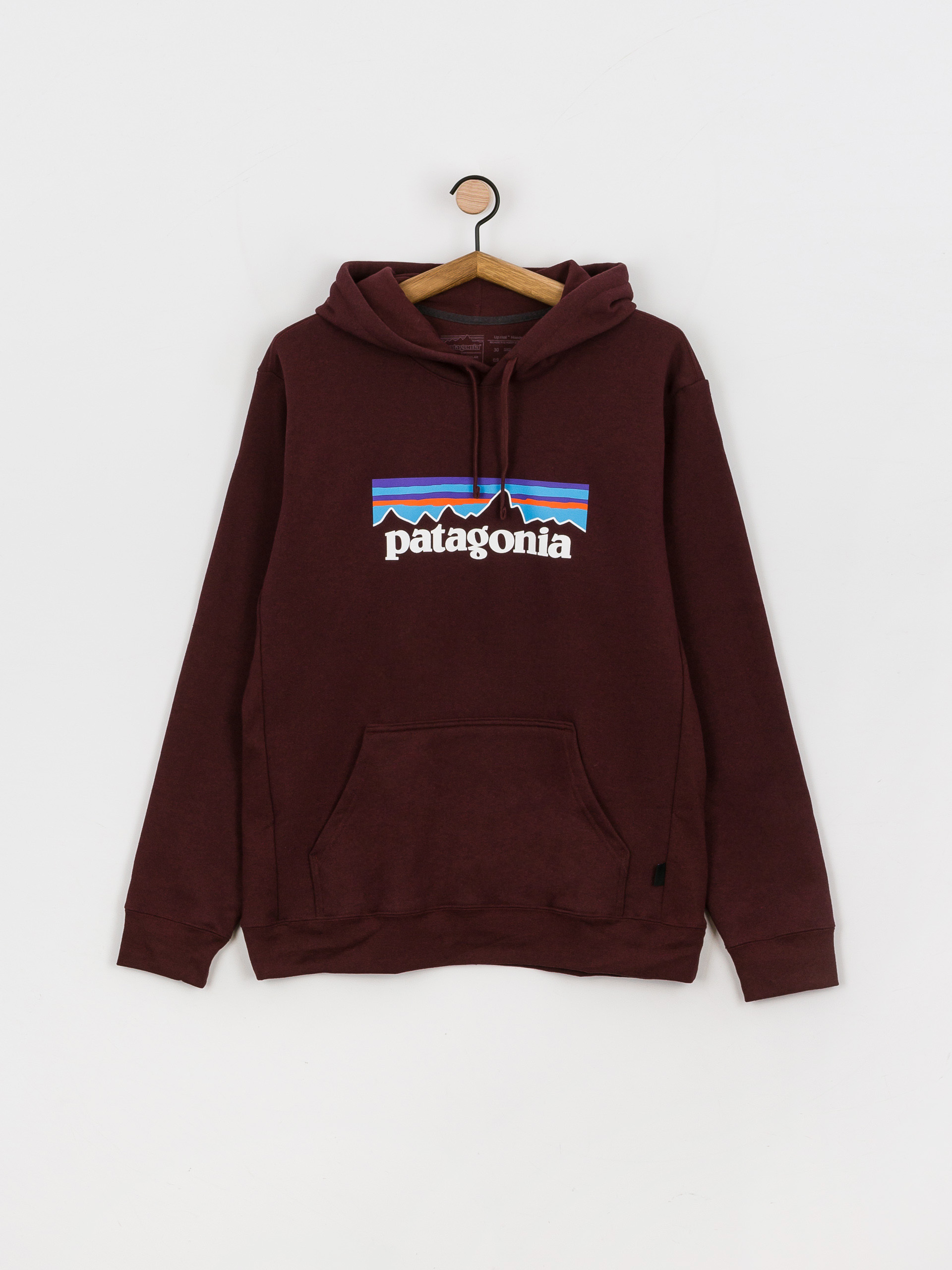 Bluza z kapturem Patagonia P 6 Logo Uprisal HD (dark ruby)
