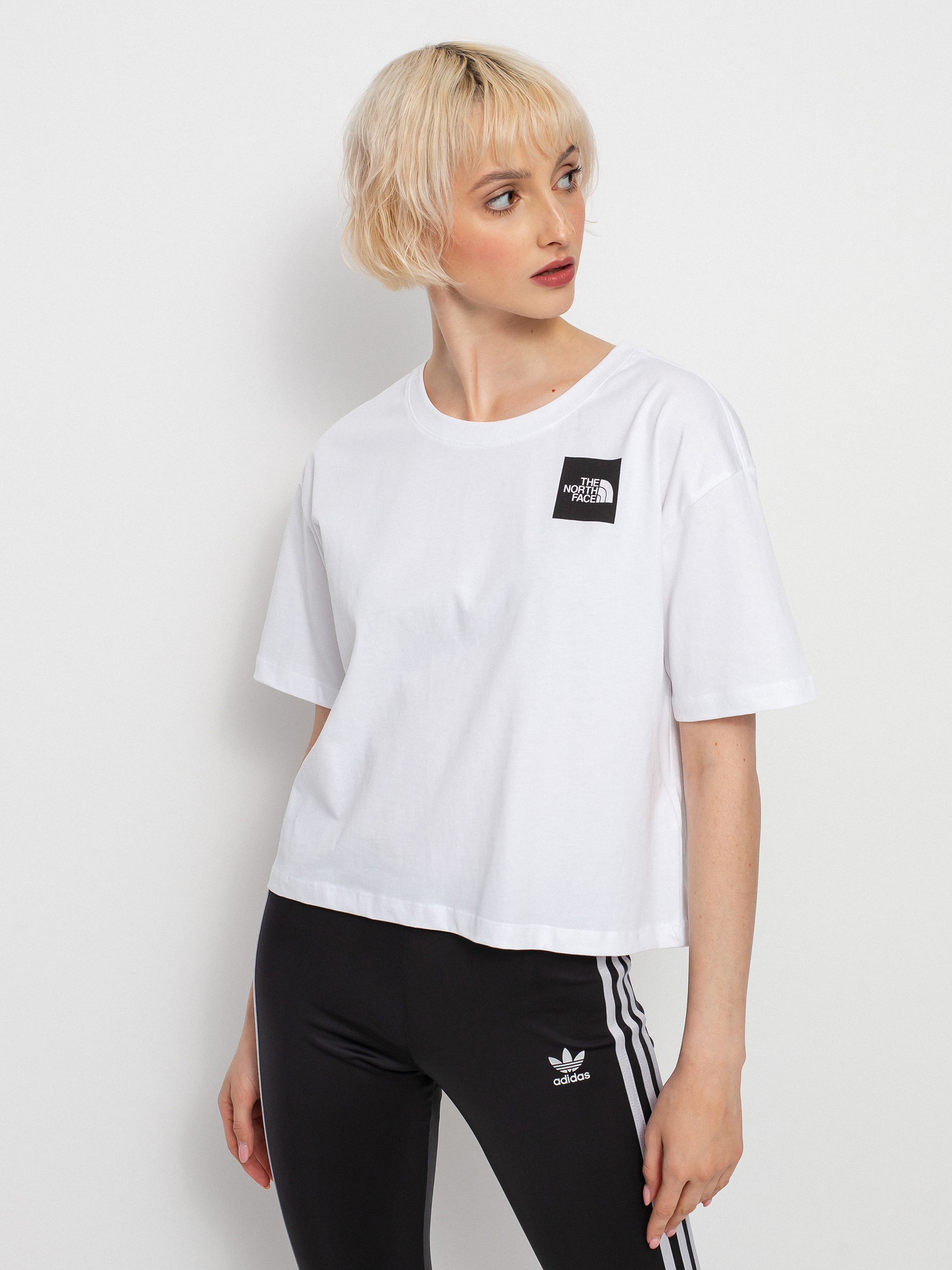 T-shirt The North Face Cropped Fine Wmn (tnf white)