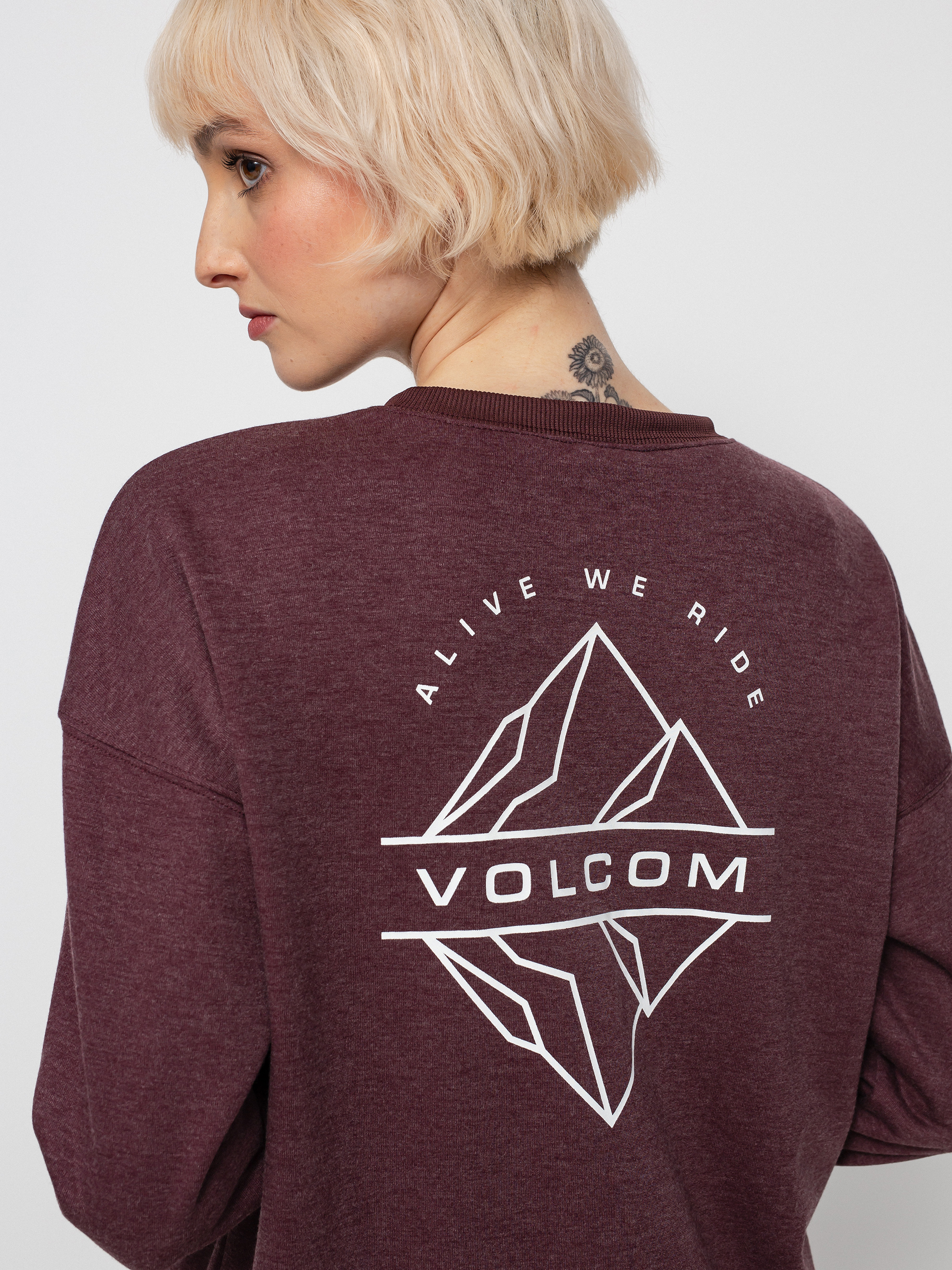 Bluza Volcom Polartec Crew Wmn (merlot)