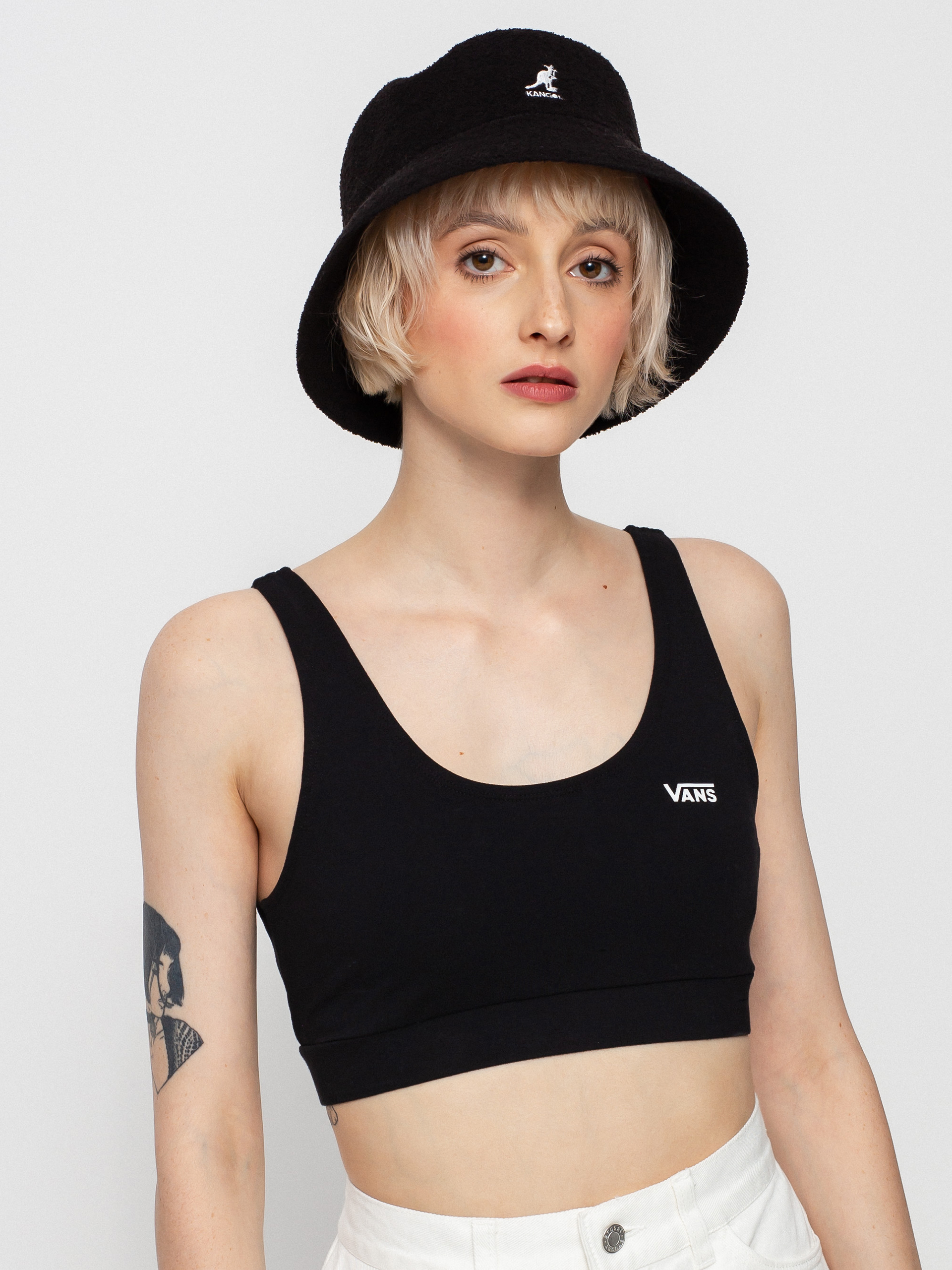 Stanik sportowy Vans Flying V Bralette Wmn (black)