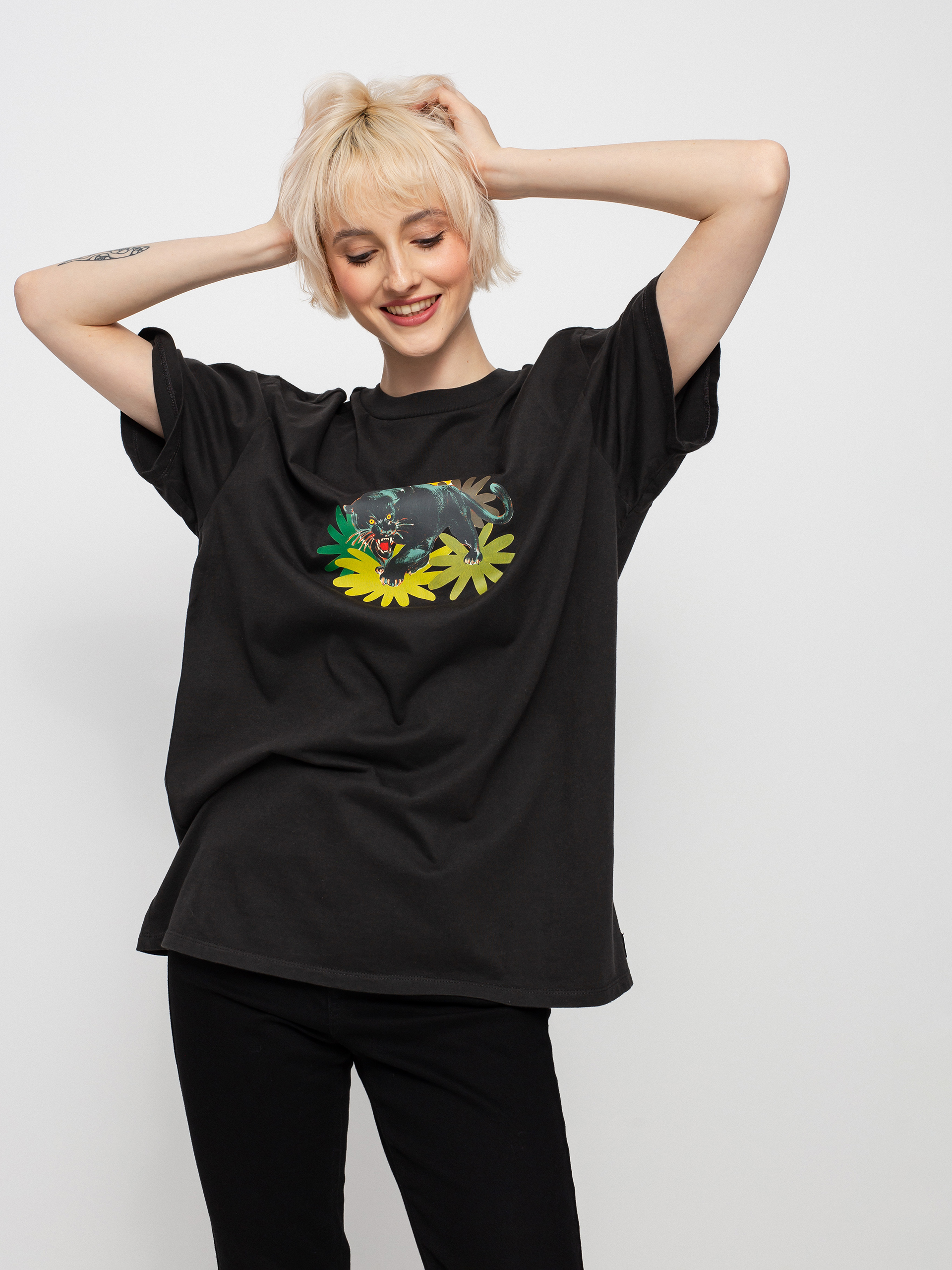 T-shirt RVCA Mel G Rummage Wmn (pirate black)