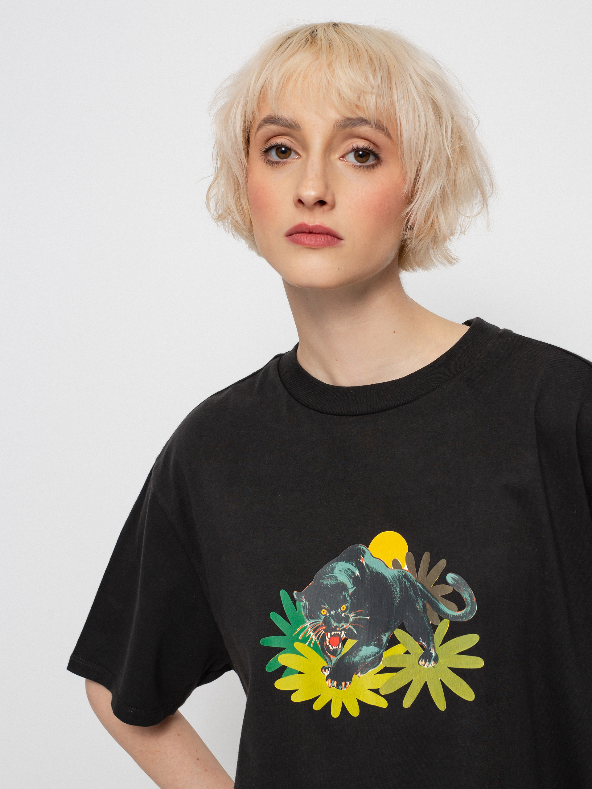 T-shirt RVCA Mel G Rummage Wmn (pirate black)