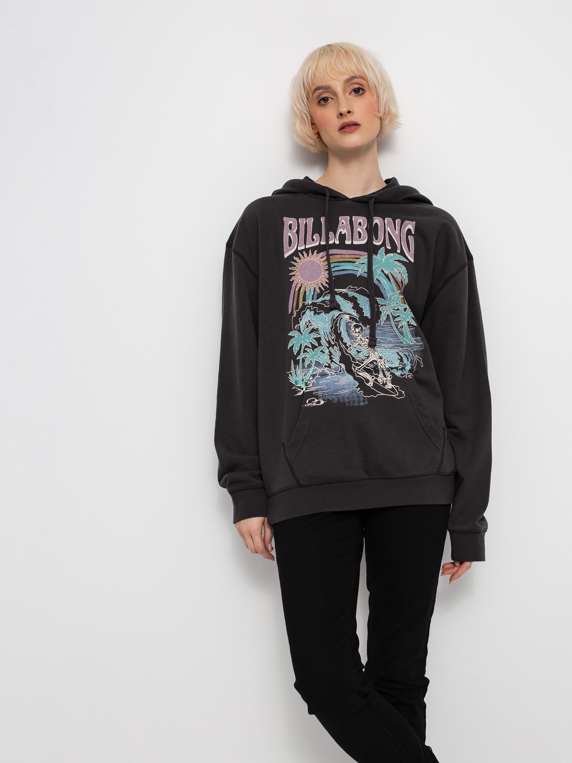 Bluza z kapturem Billabong Best Of Times Wmn (off black)