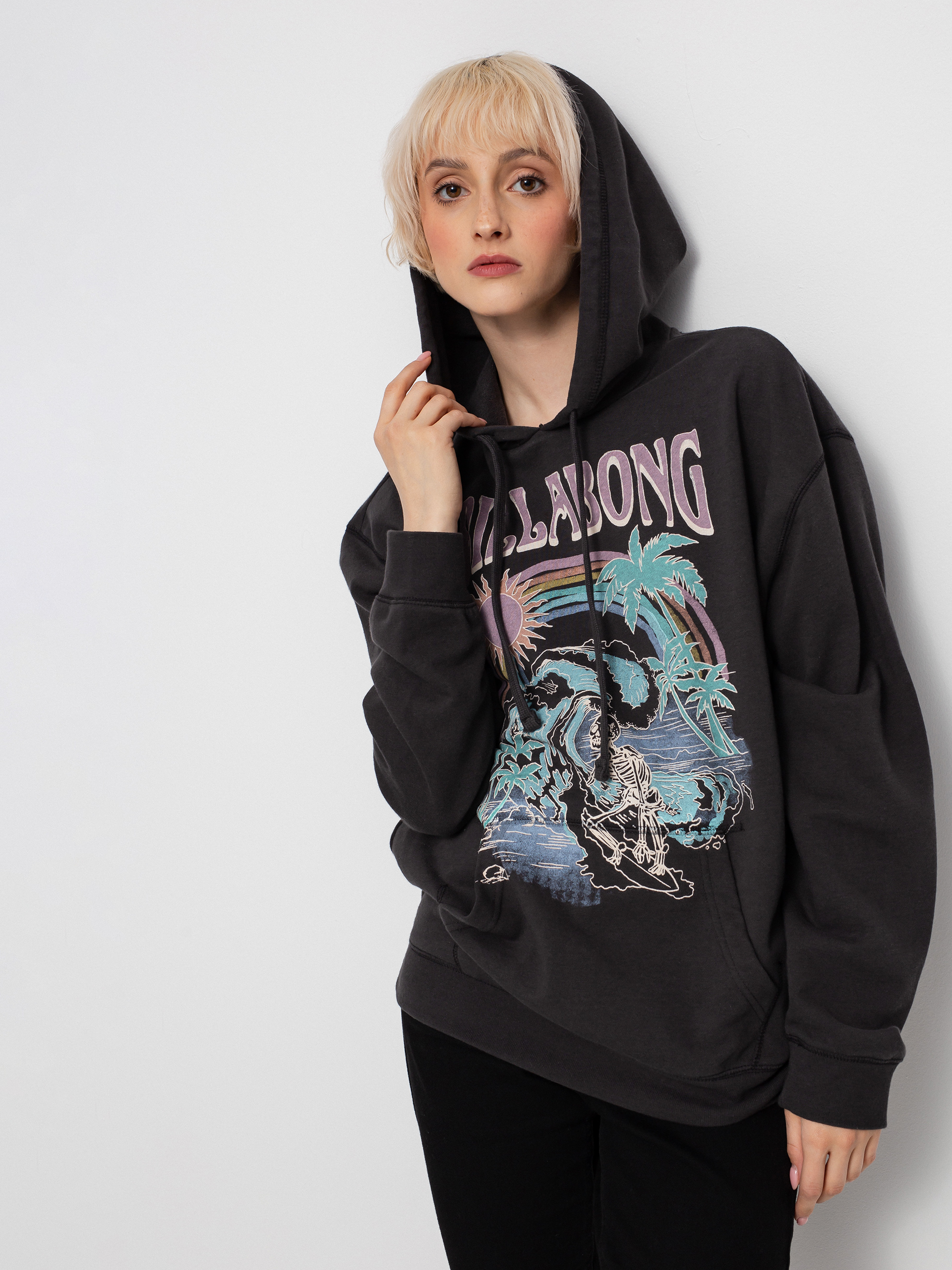 Bluza z kapturem Billabong Best Of Times Wmn (off black)