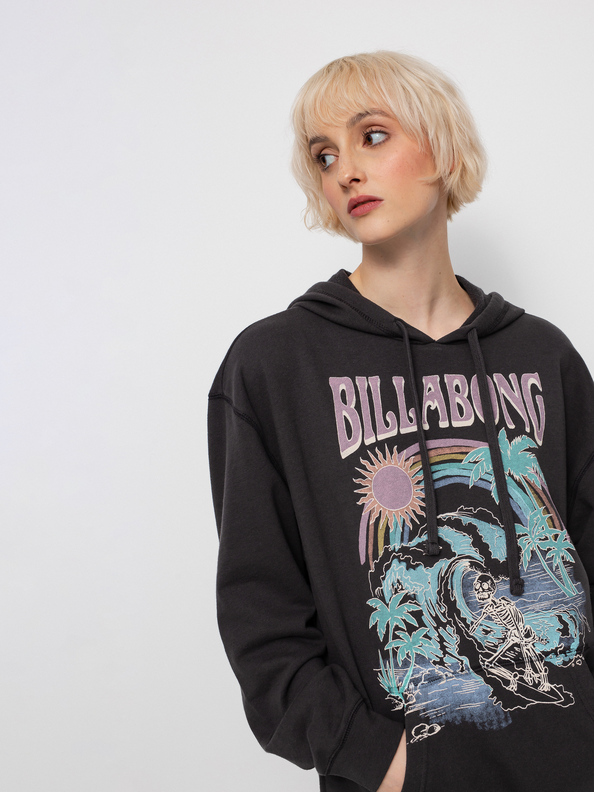 Bluza z kapturem Billabong Best Of Times Wmn (off black)
