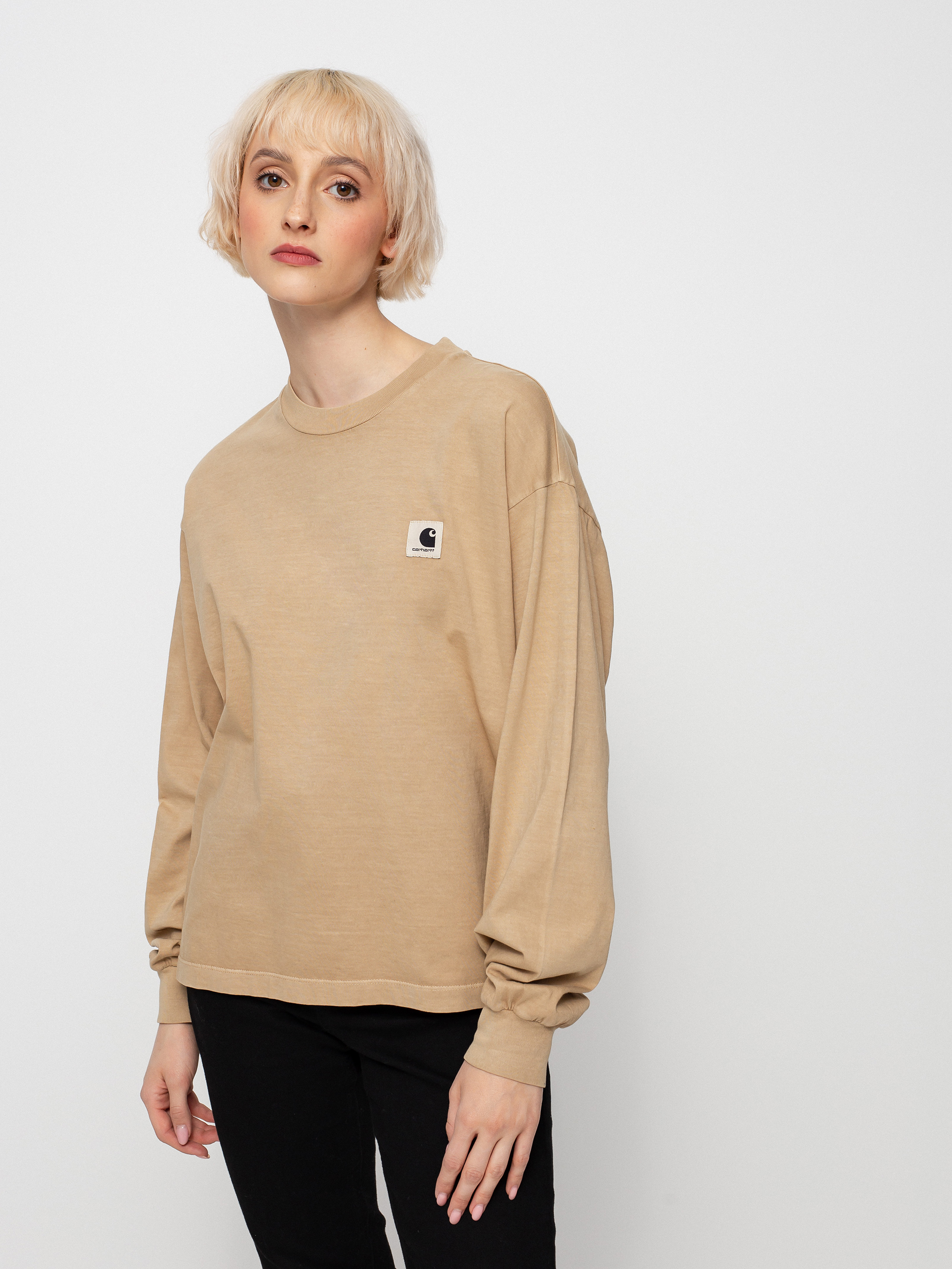 Longsleeve Carhartt WIP Nelson Wmn (dusty h brown)