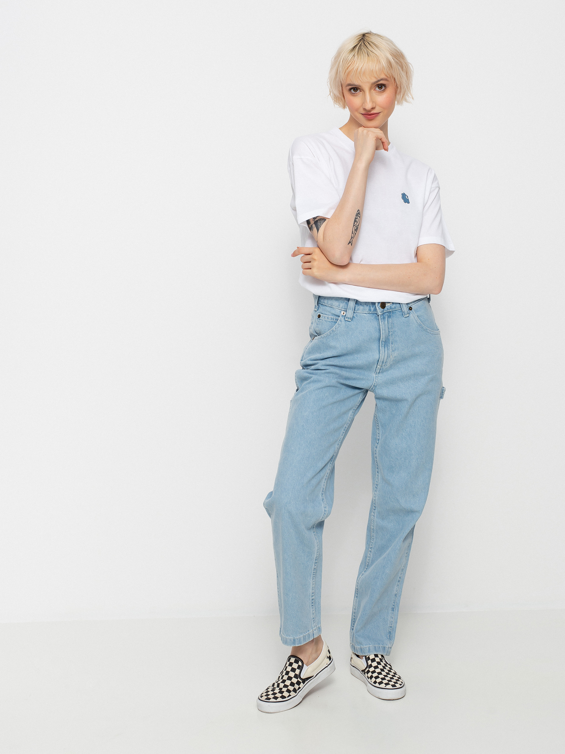 T-shirt Carhartt WIP Ideal Wmn (white)