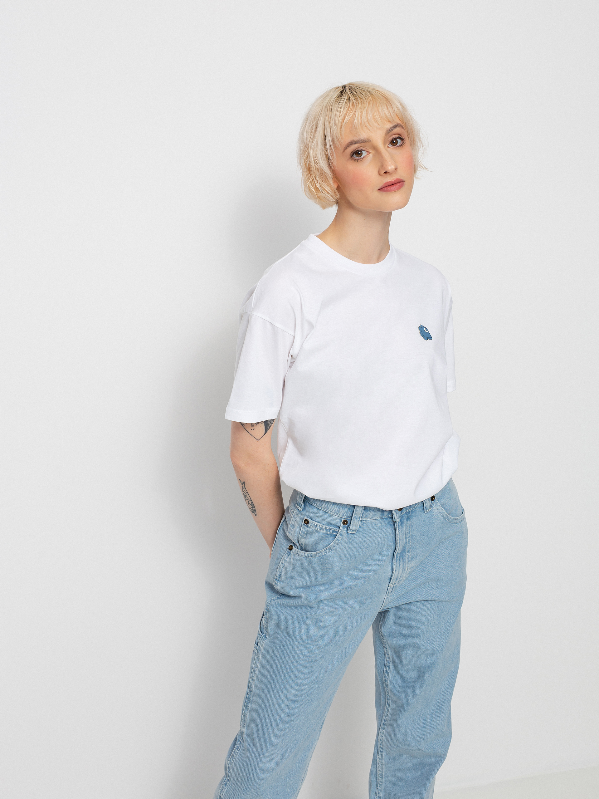 T-shirt Carhartt WIP Ideal Wmn (white)