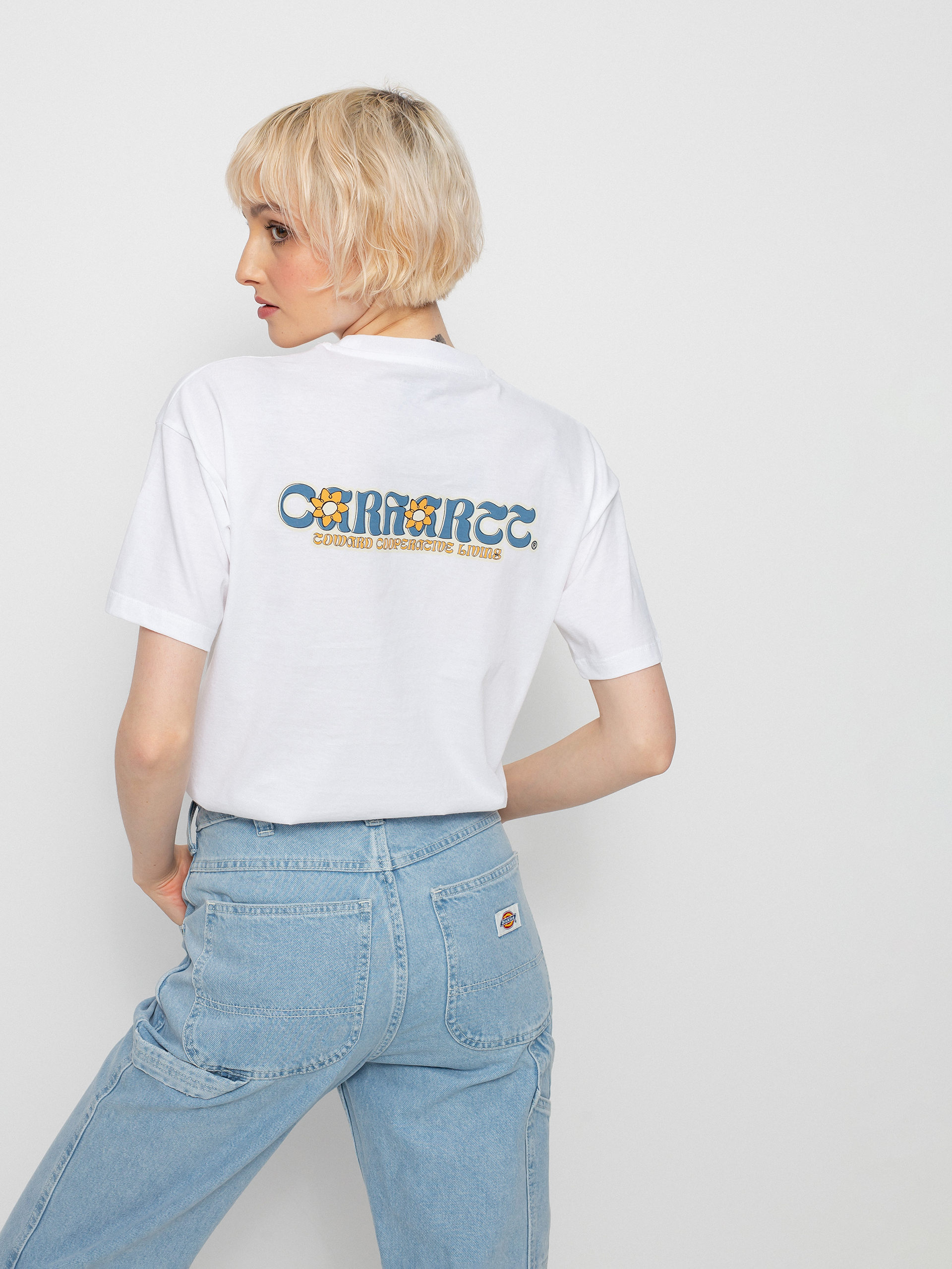 T-shirt Carhartt WIP Ideal Wmn (white)