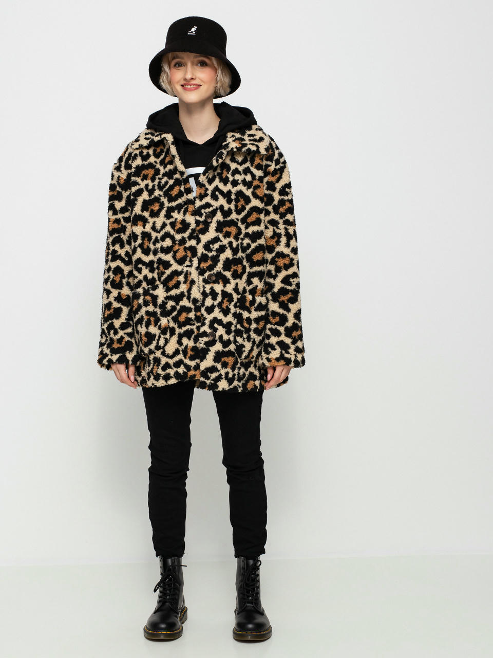 Kurtka Brixton Bern Coat Wmn (leopard)