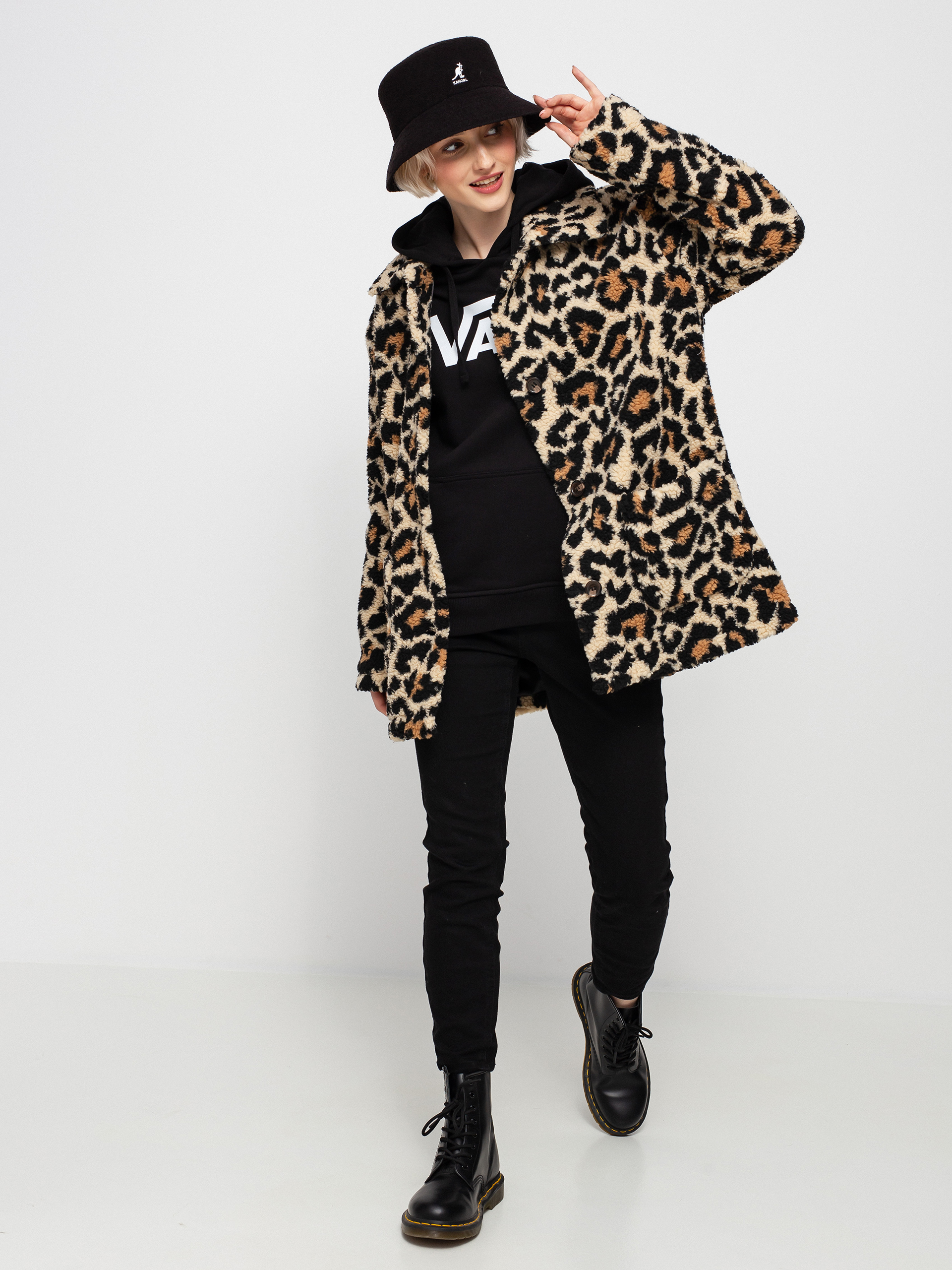 Kurtka Brixton Bern Coat Wmn (leopard)