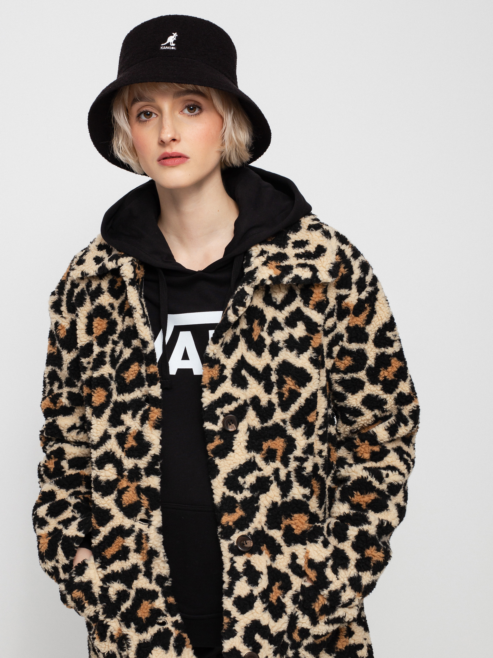 Kurtka Brixton Bern Coat Wmn (leopard)