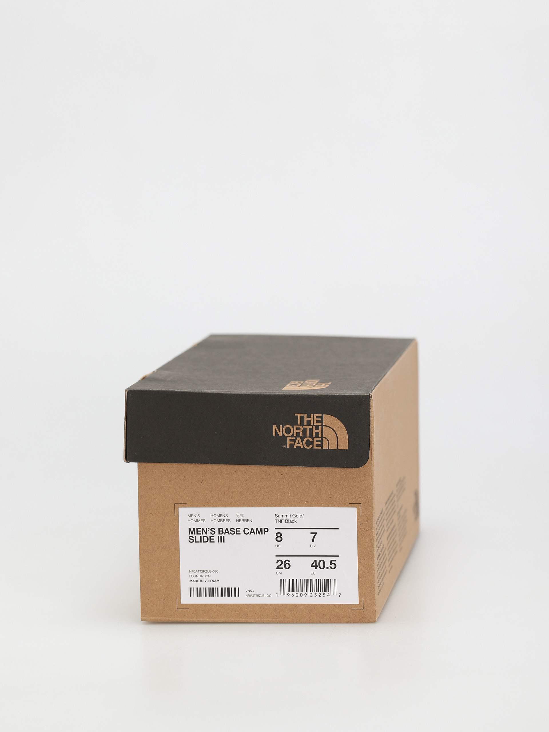 Klapki The North Face Base Camp Slide III (summit gold/tnf black)