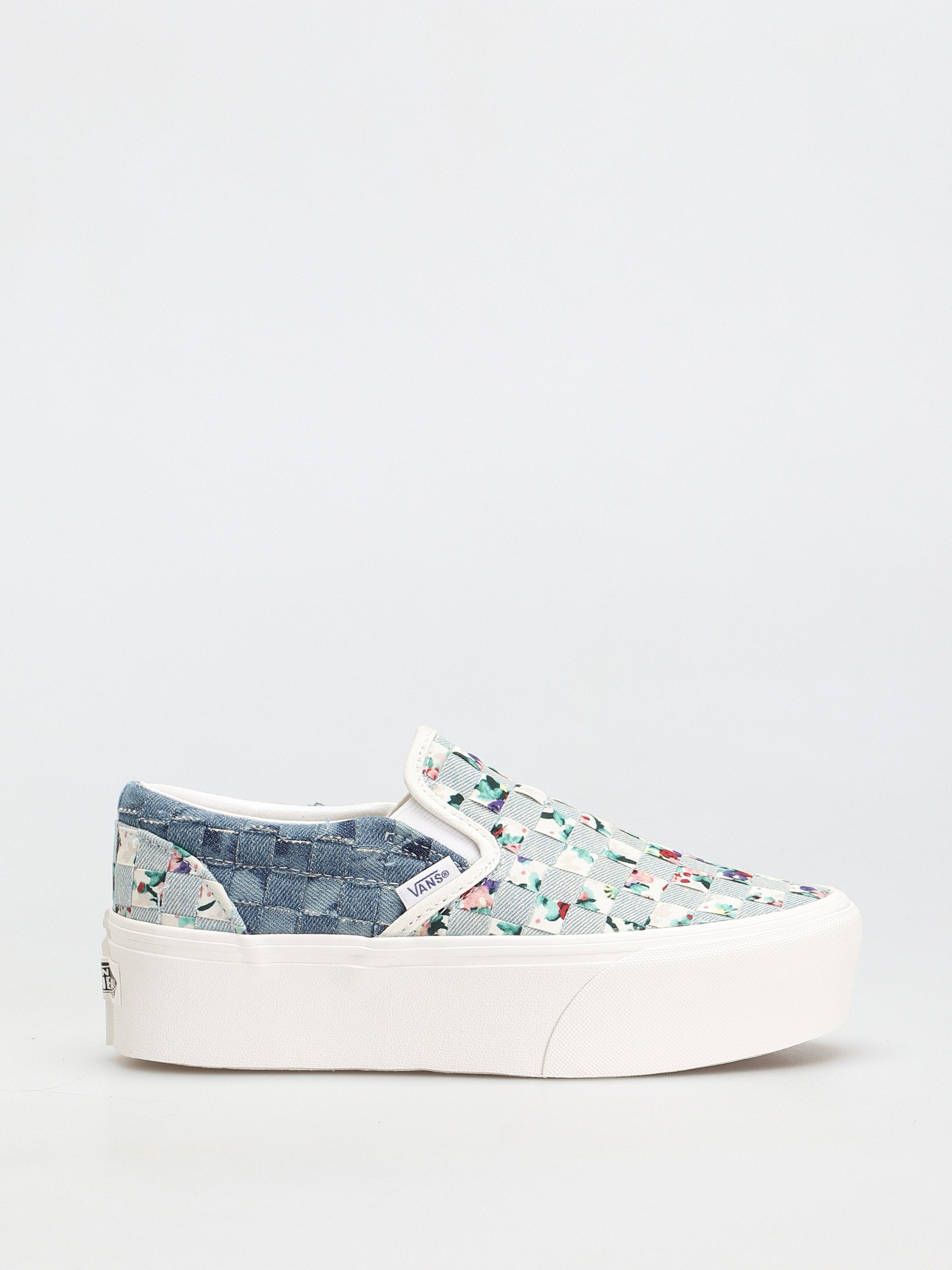 Buty Vans Classic Slip On Stackform (woven/denim/floral)