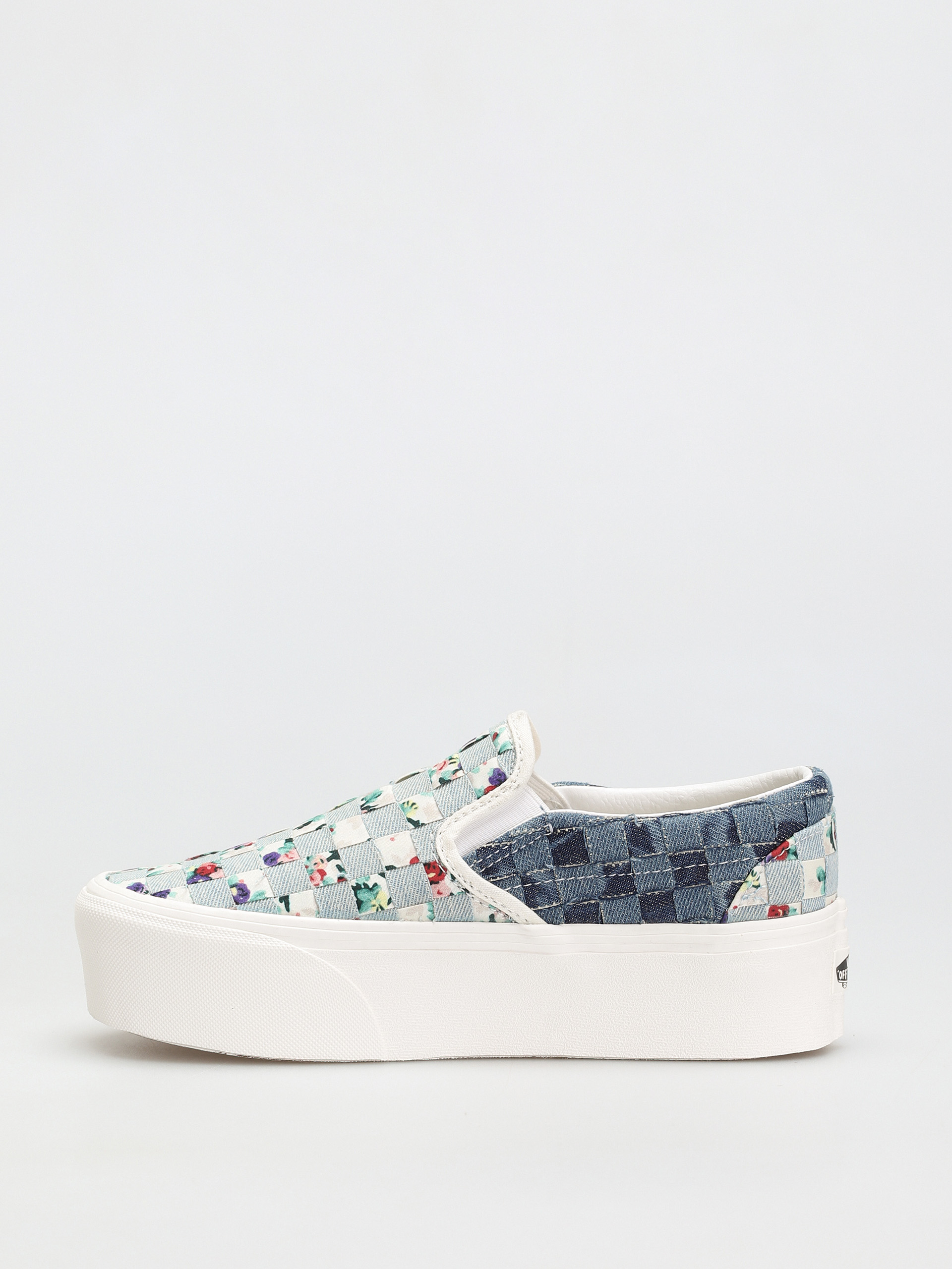 Buty Vans Classic Slip On Stackform (woven/denim/floral)