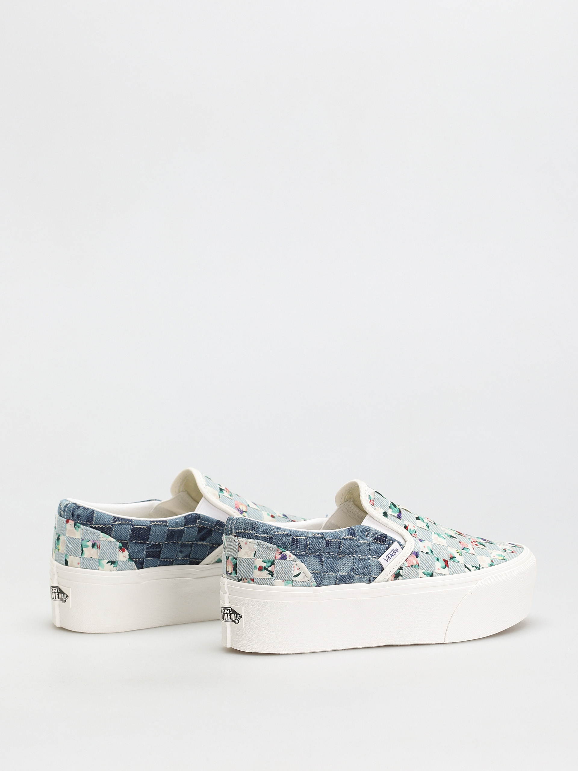 Buty Vans Classic Slip On Stackform (woven/denim/floral)
