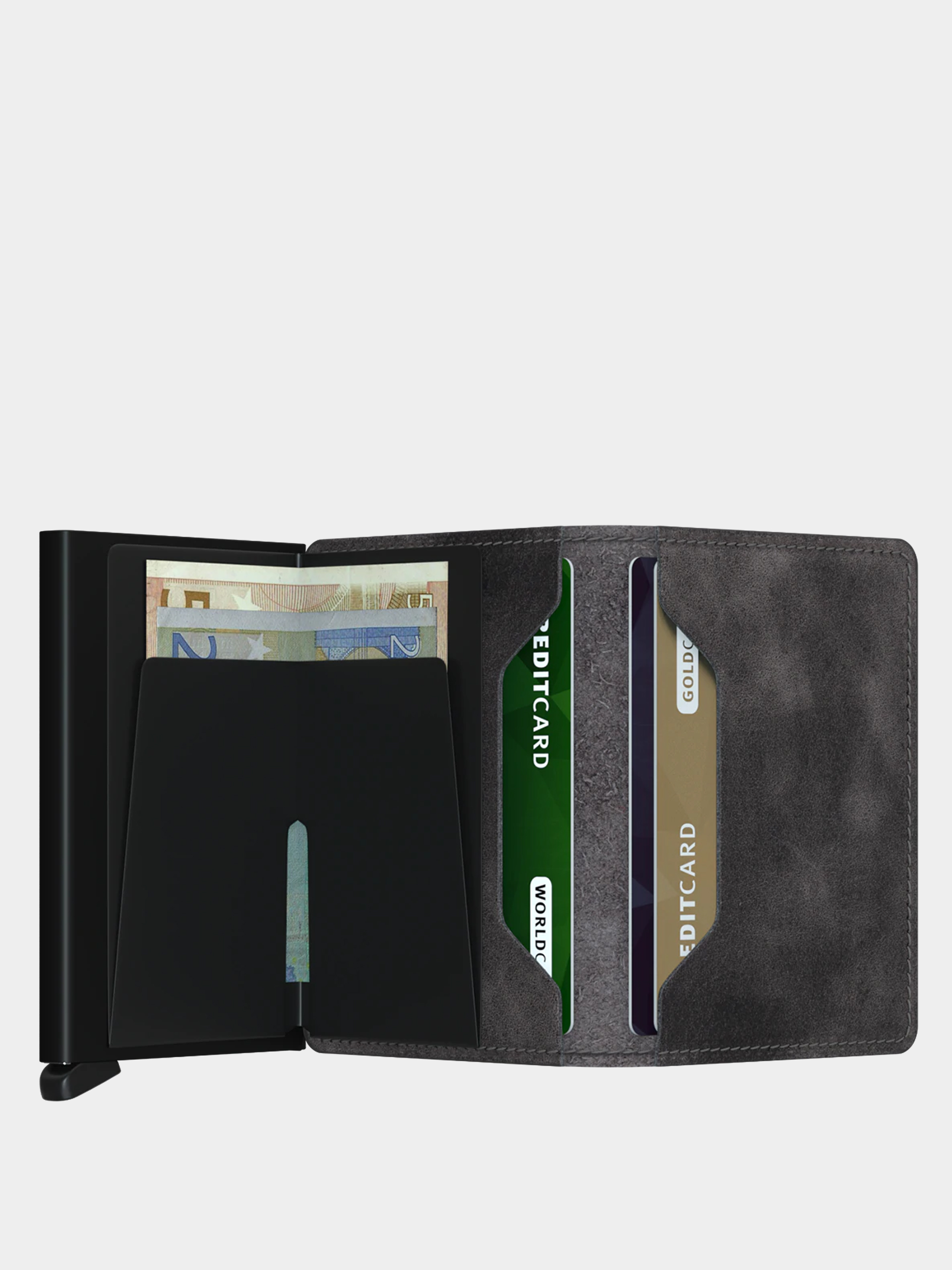 Portfel Secrid Slimwallet (vintage grey/black)