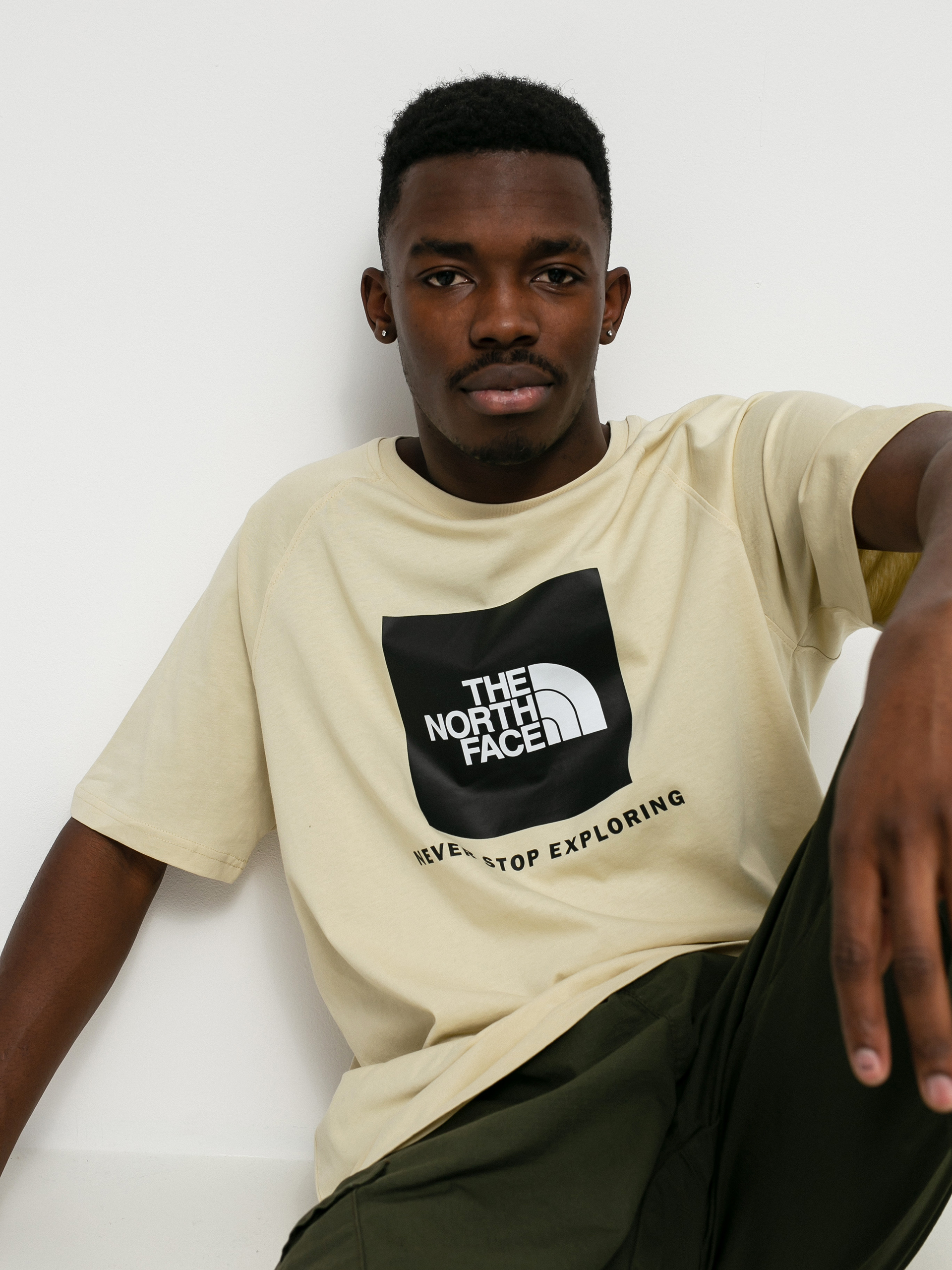 T-shirt The North Face Raglan Redbox (gravel)