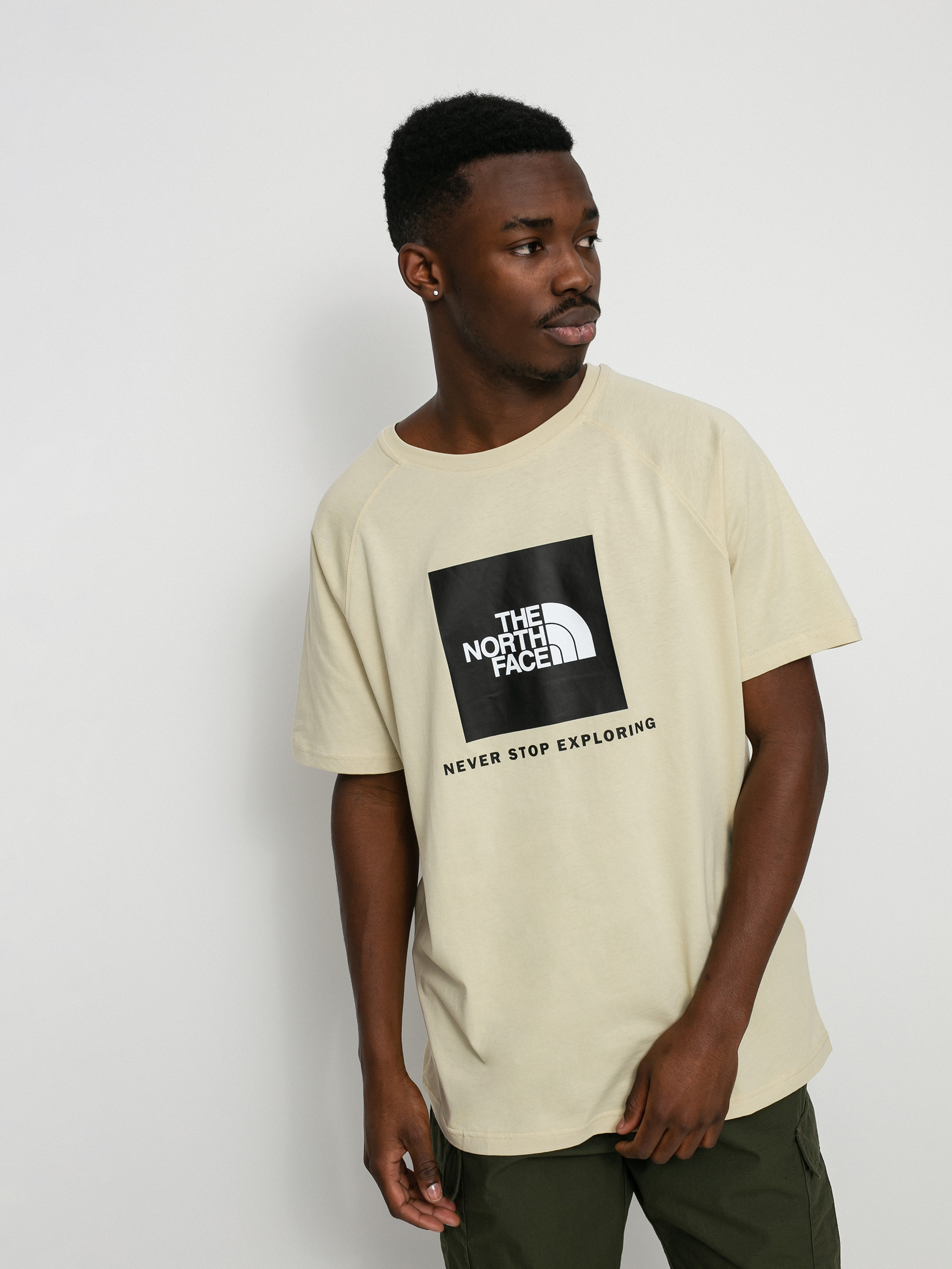 T-shirt The North Face Raglan Redbox (gravel)