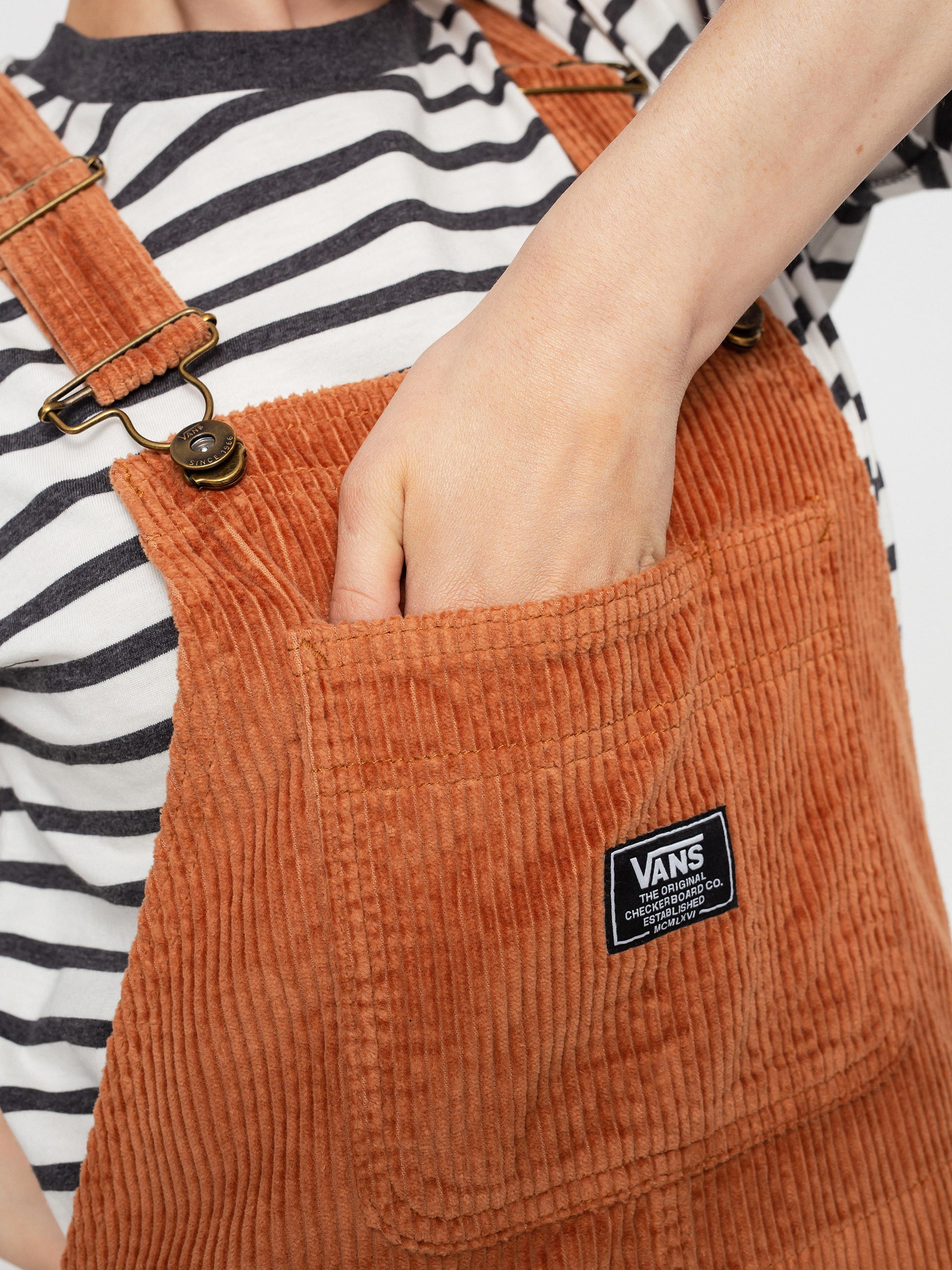 Spodnie Vans Ground Work Cord Wmn (argan oil)