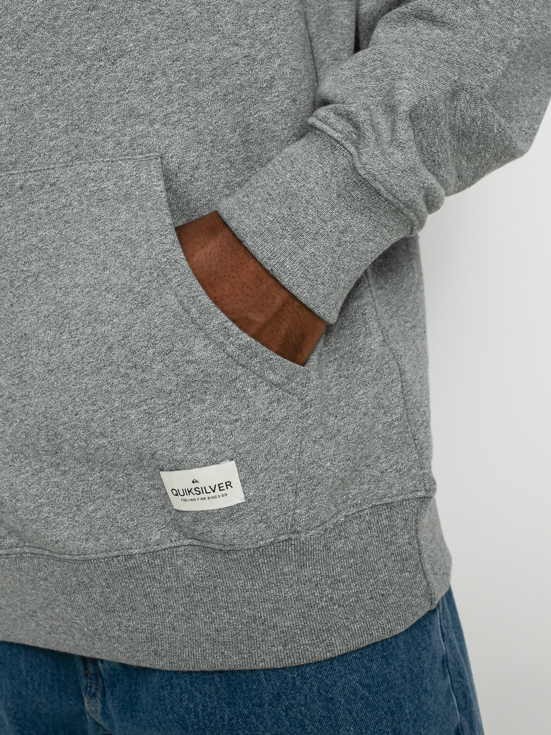 Bluza z kapturem Quiksilver Essentials Terry HD (light grey heather)