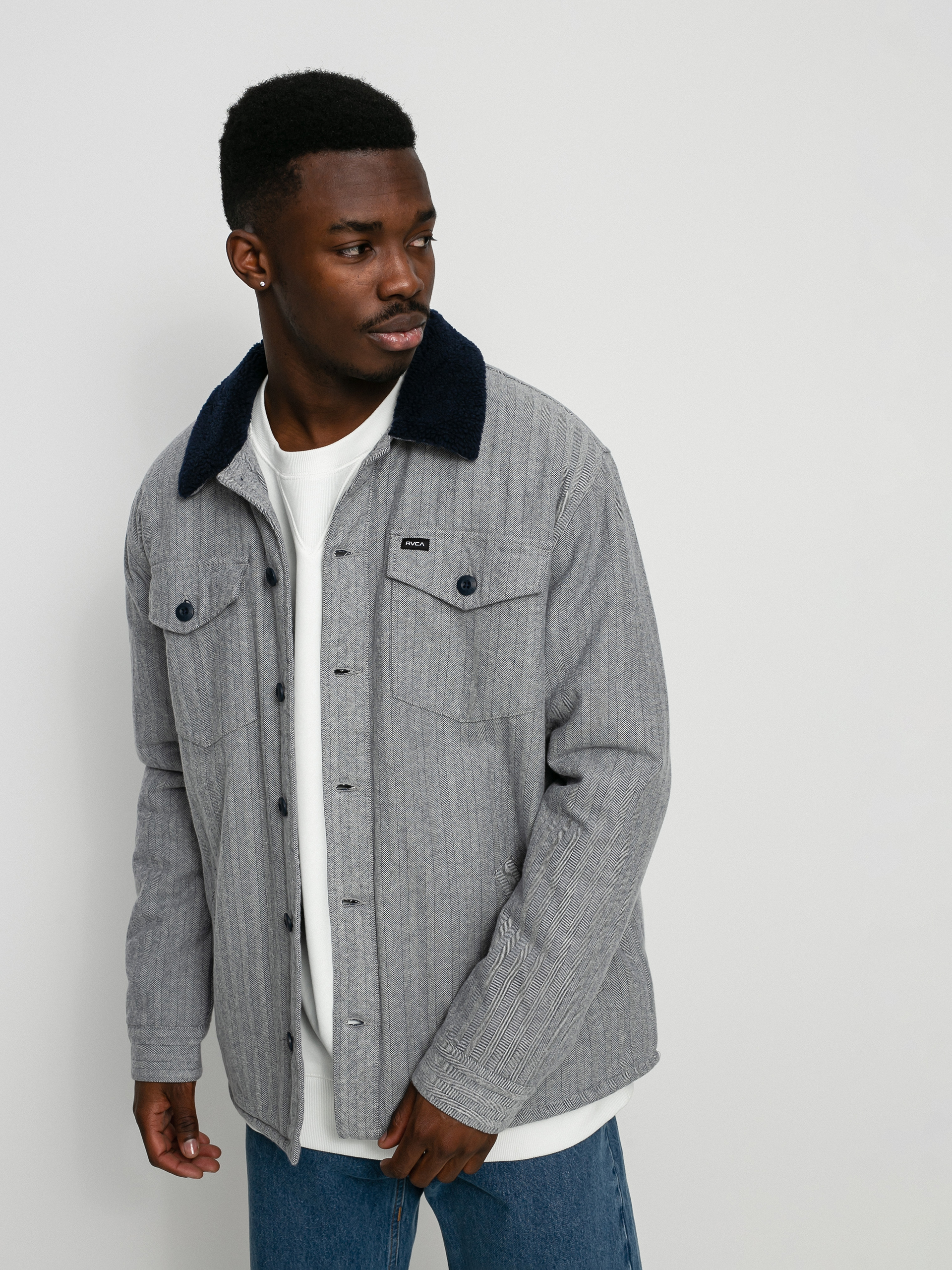 Kurtka RVCA Benny Shirt Jacket (moody blue)