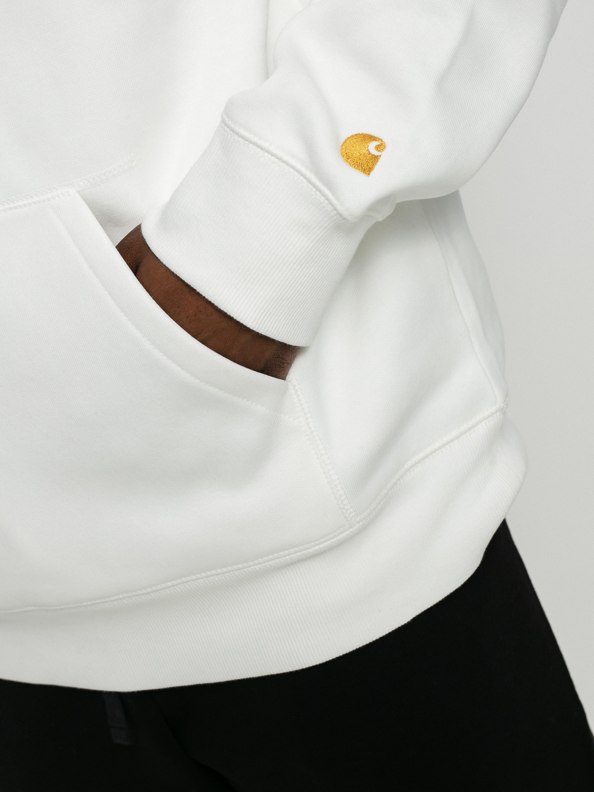 Bluza z kapturem Carhartt WIP Chase HD (wax/gold)