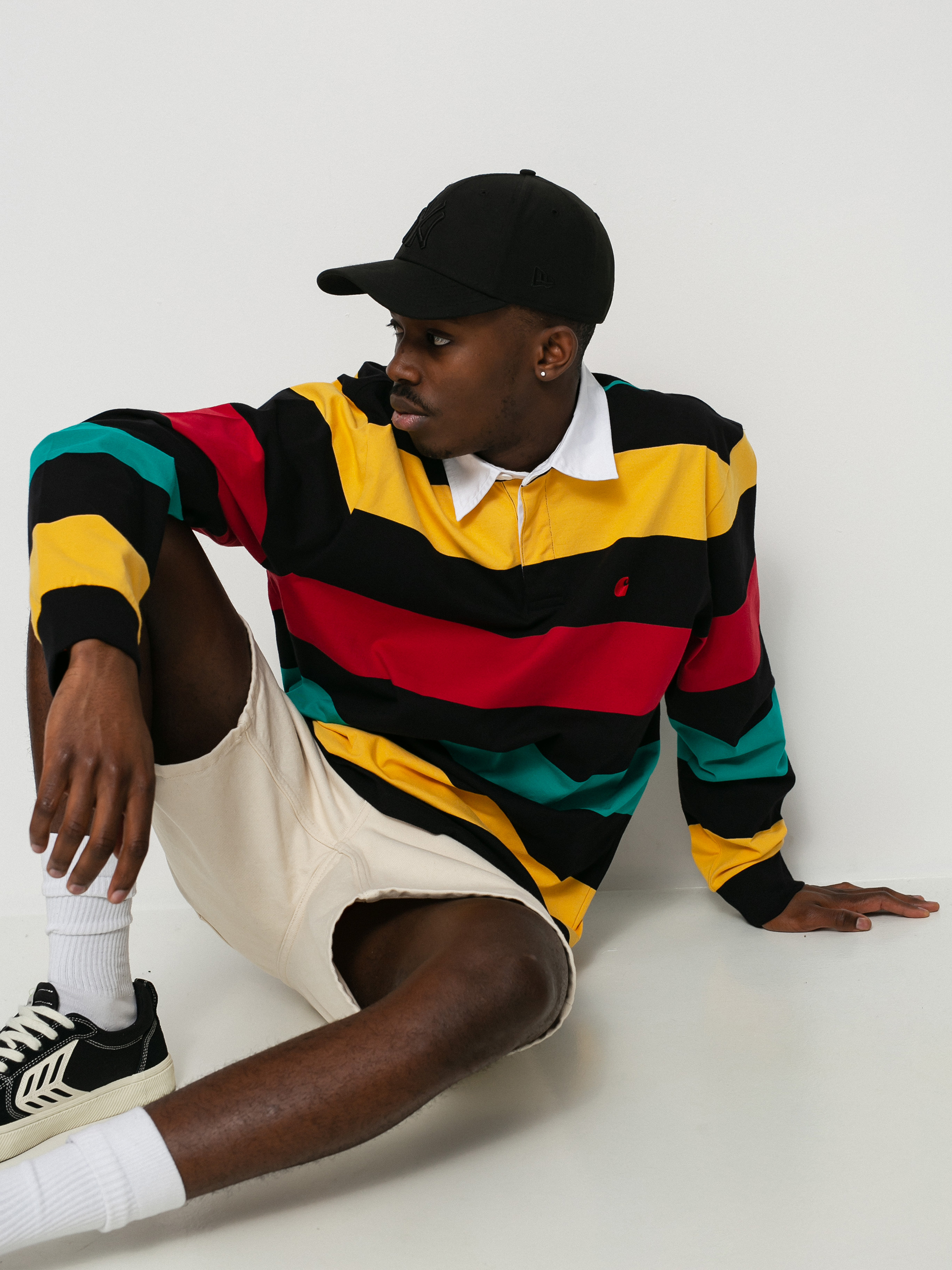 Longsleeve Carhartt WIP Henwick Rugby (henwick stripe/black)