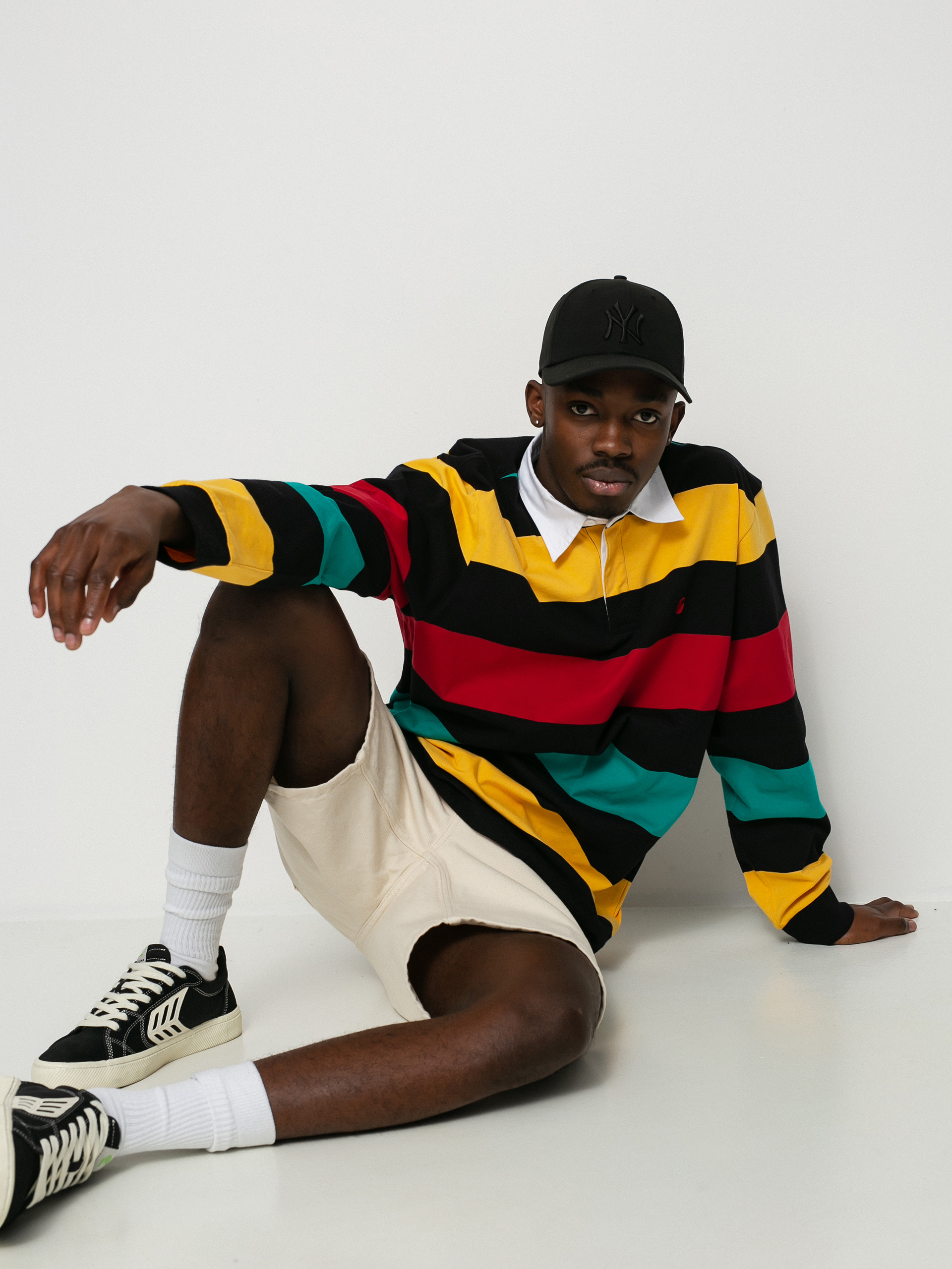 Longsleeve Carhartt WIP Henwick Rugby (henwick stripe/black)