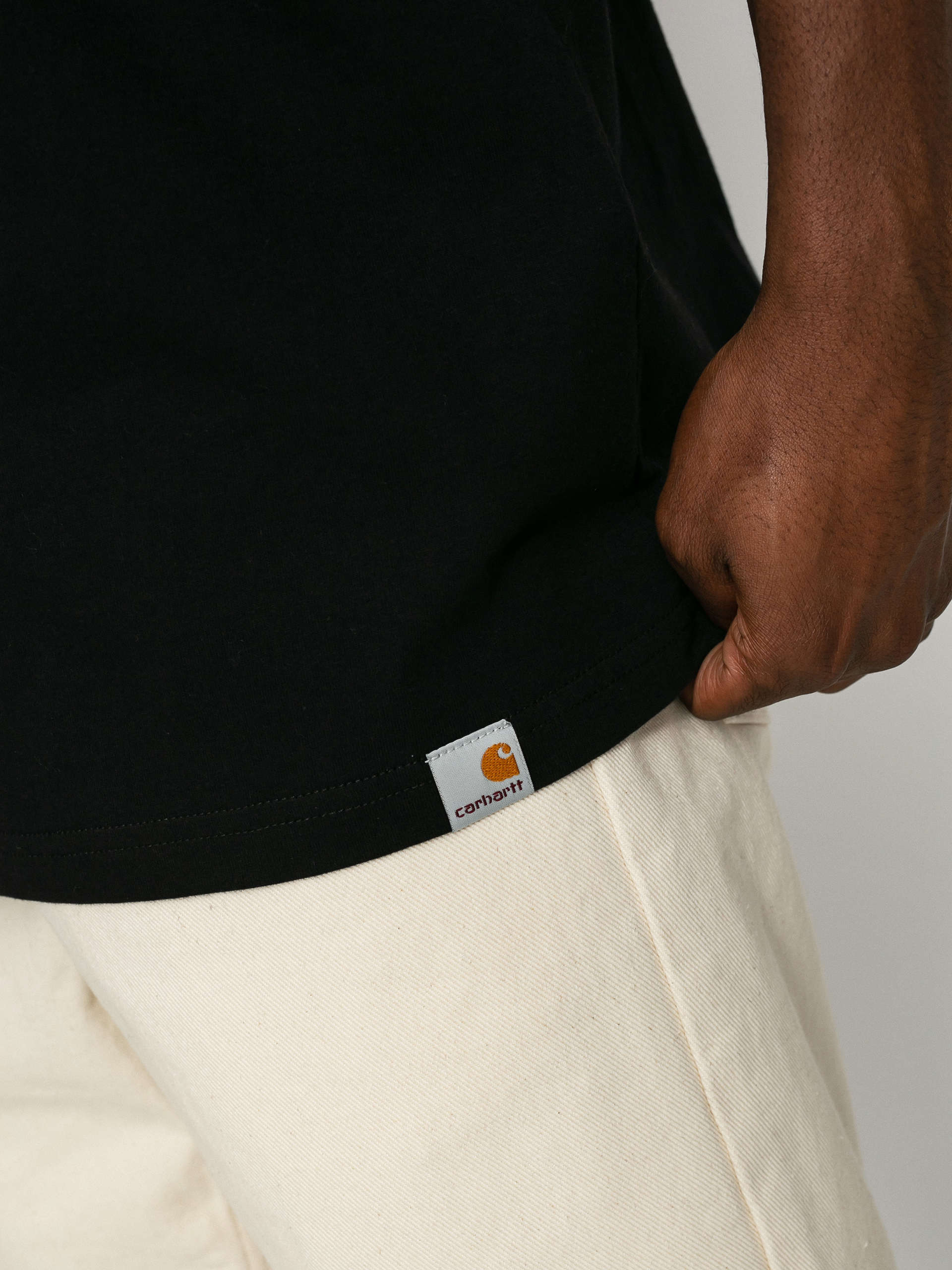 T-shirt Carhartt WIP Structures (black/white)