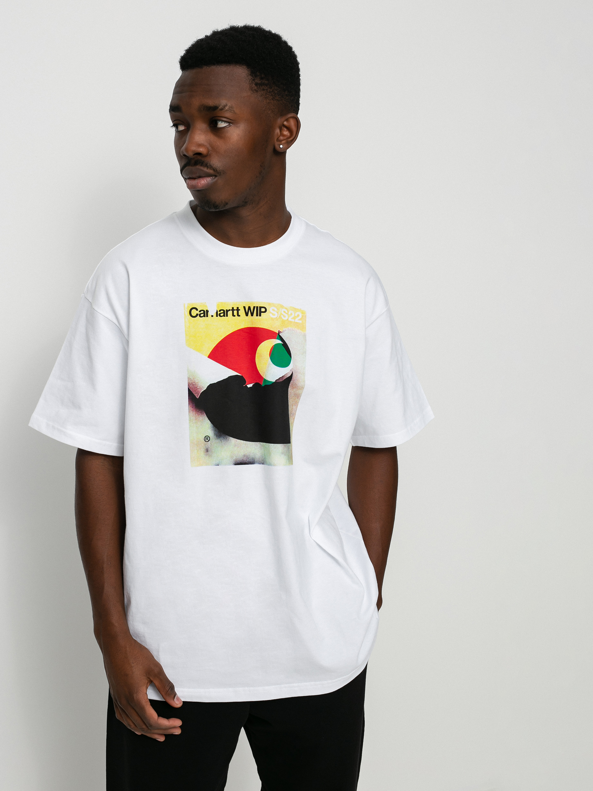 T-shirt Carhartt WIP Bookcover (white)