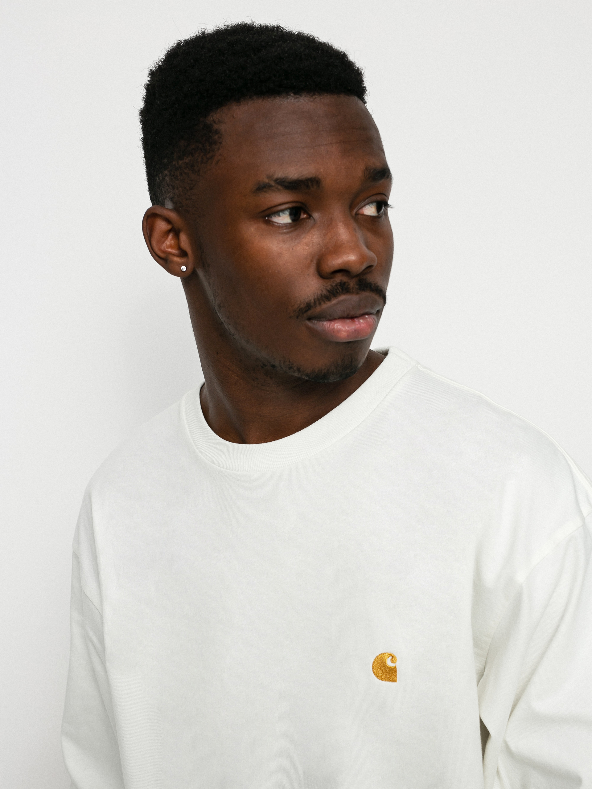 Longsleeve Carhartt WIP Chase (wax/gold)