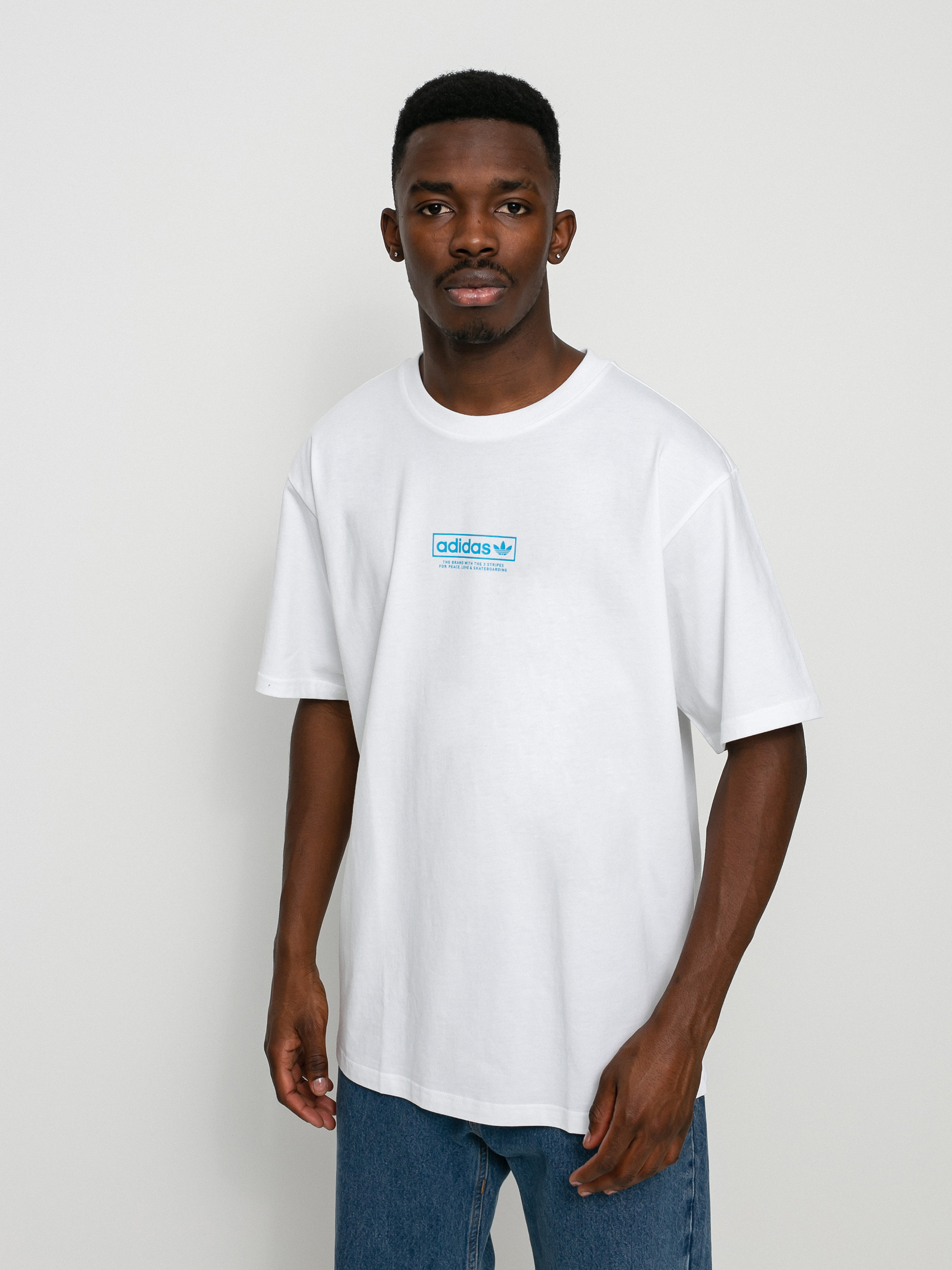T-shirt adidas Message (white/multco)