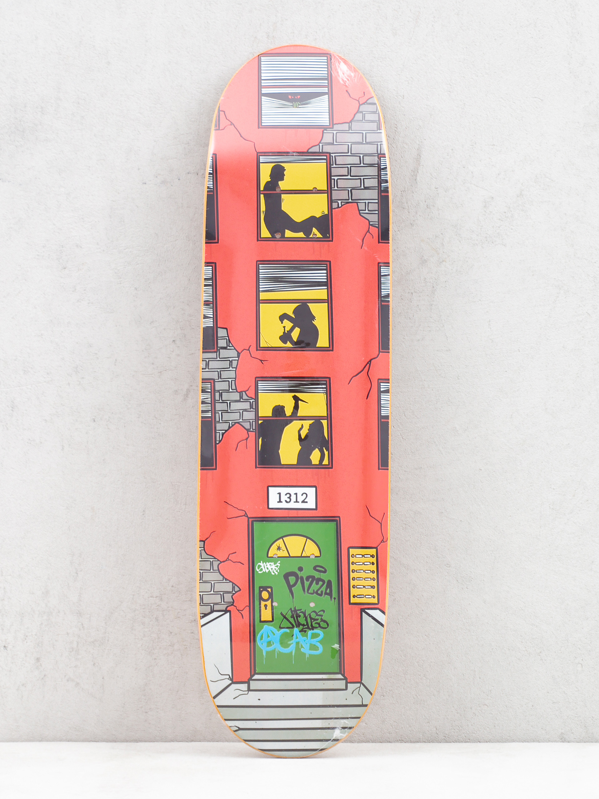 Deck Pizza Skateboards Neighbors (brick)