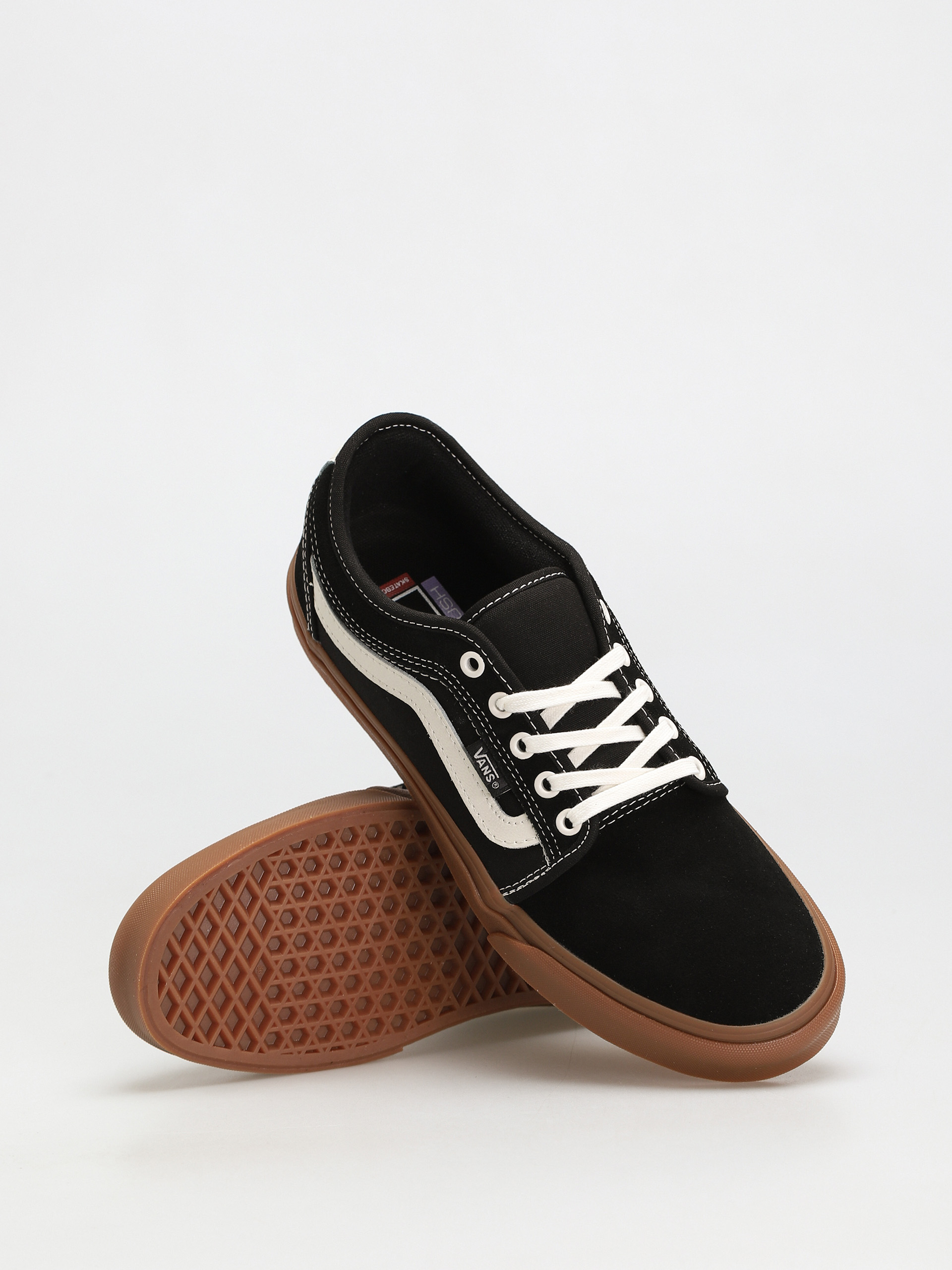 Buty Vans Chukka Low Sidestripe (black/gum)