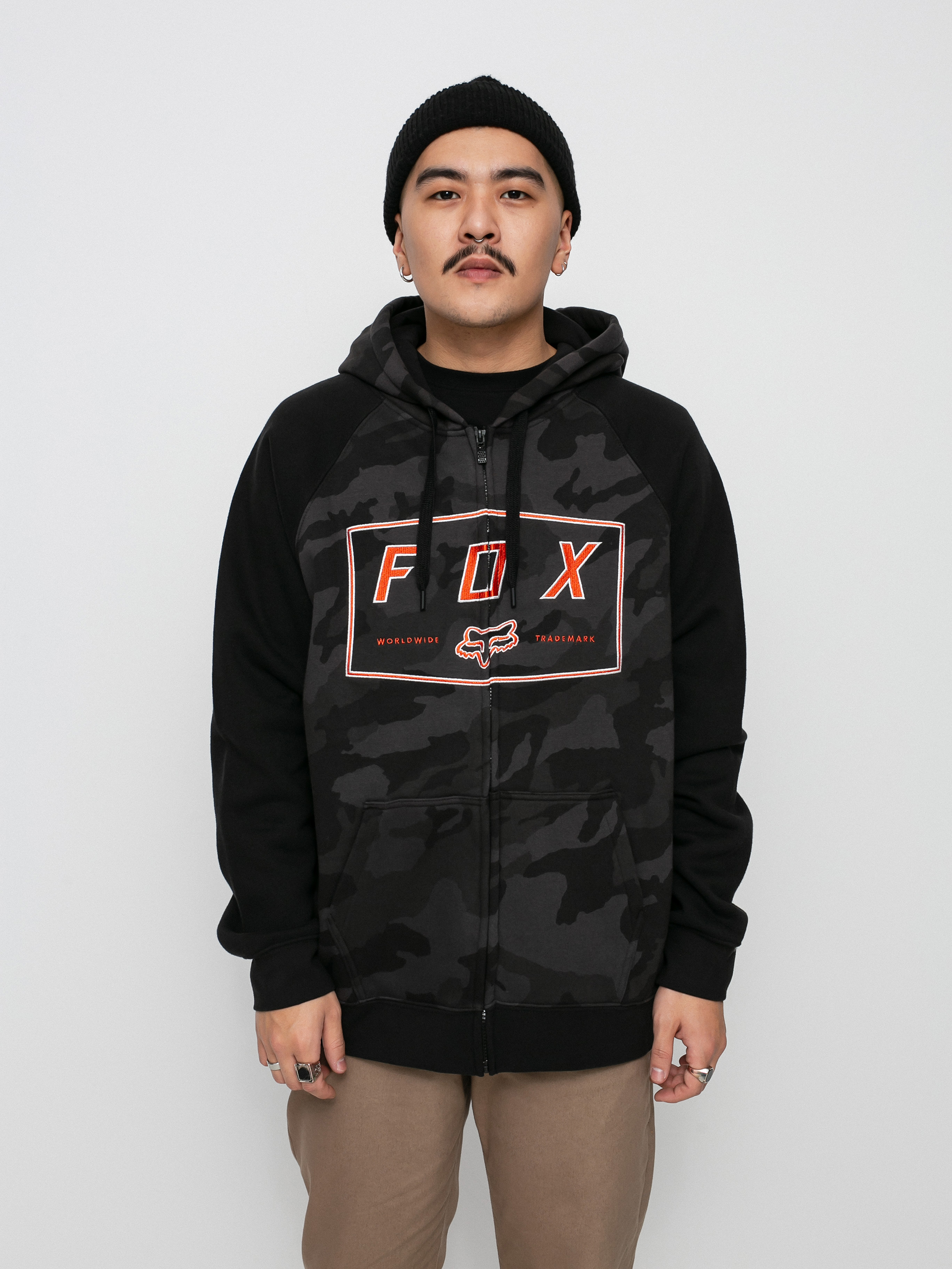 Bluza z kapturem Fox Badger ZHD (blk cam)