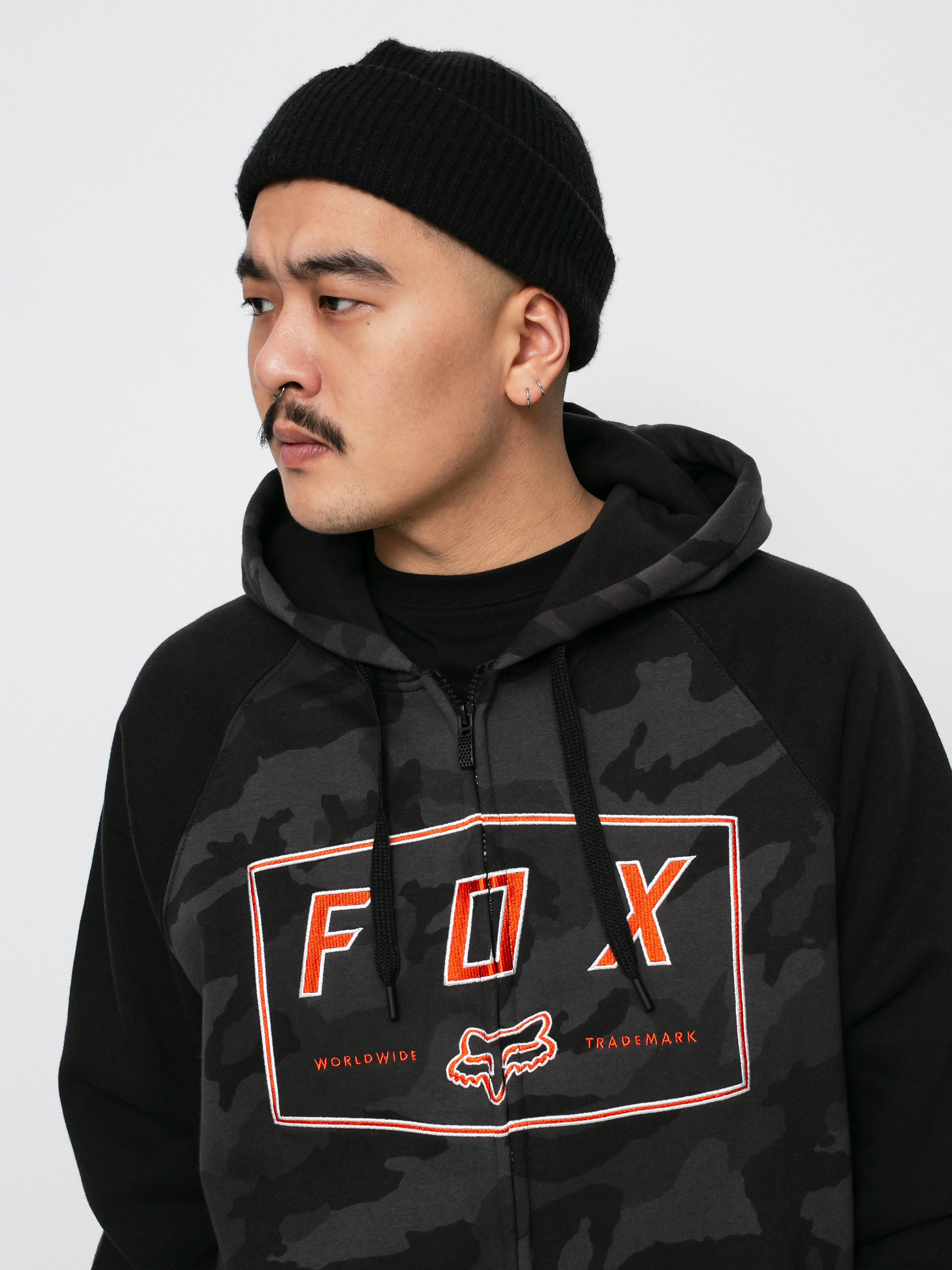 Bluza z kapturem Fox Badger ZHD (blk cam)