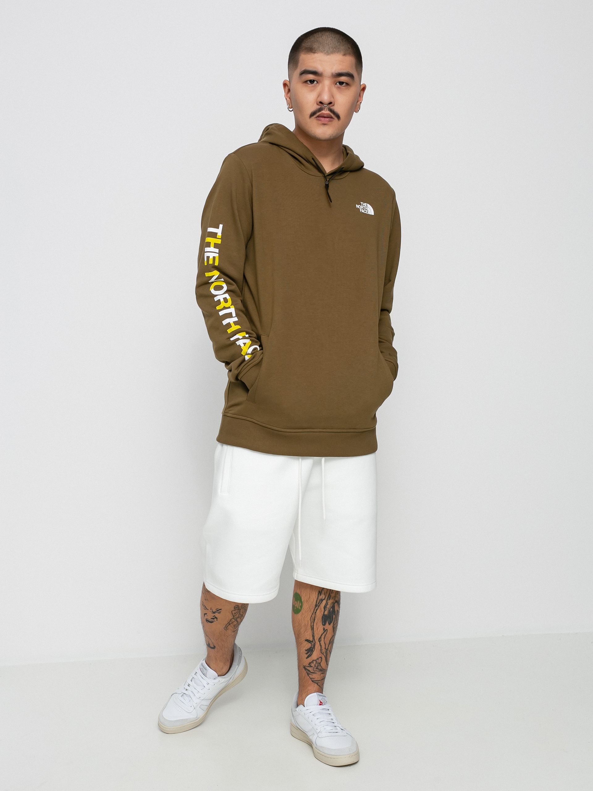 Bluza z kapturem The North Face Graphic HD (military olive)