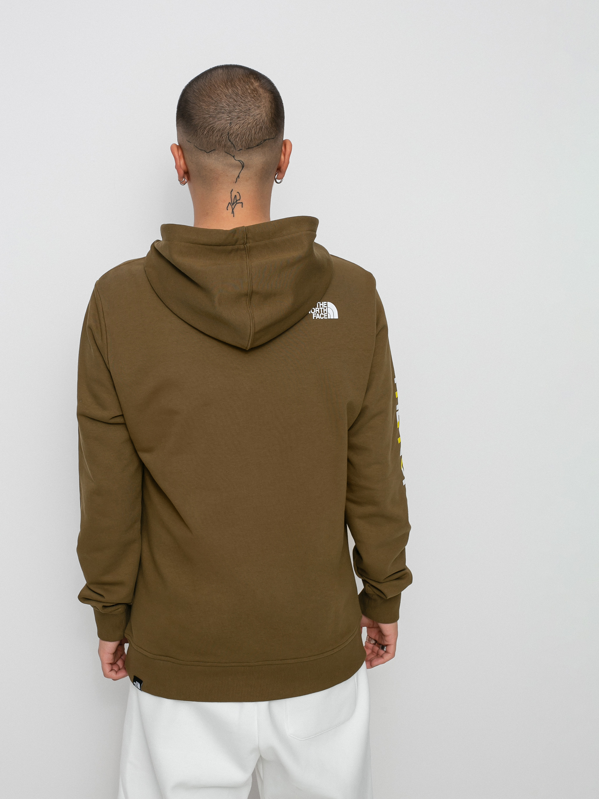 Bluza z kapturem The North Face Graphic HD (military olive)