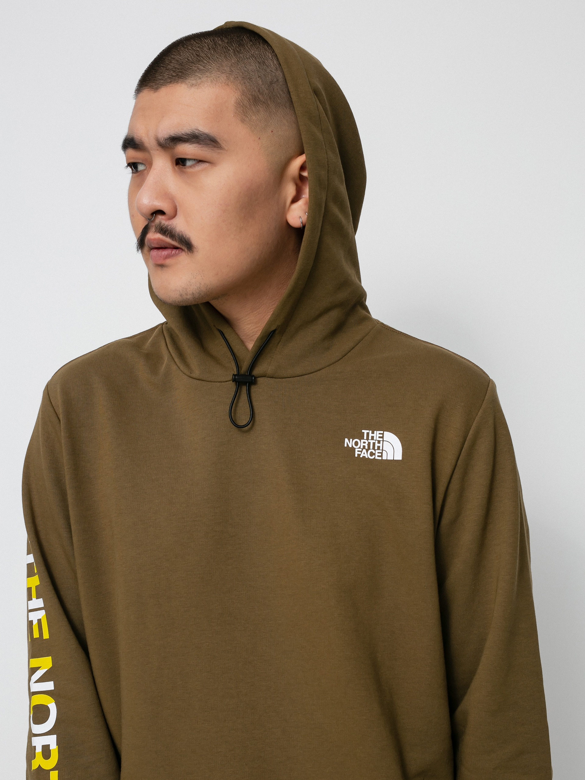 Bluza z kapturem The North Face Graphic HD (military olive)