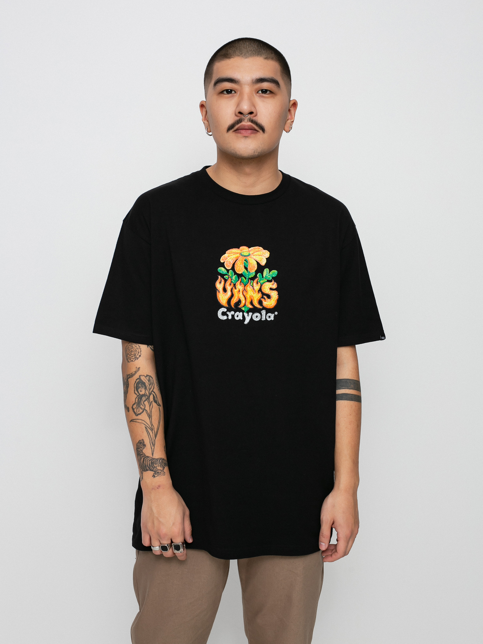 T-shirt Vans X Crayola Hot Flower (black)