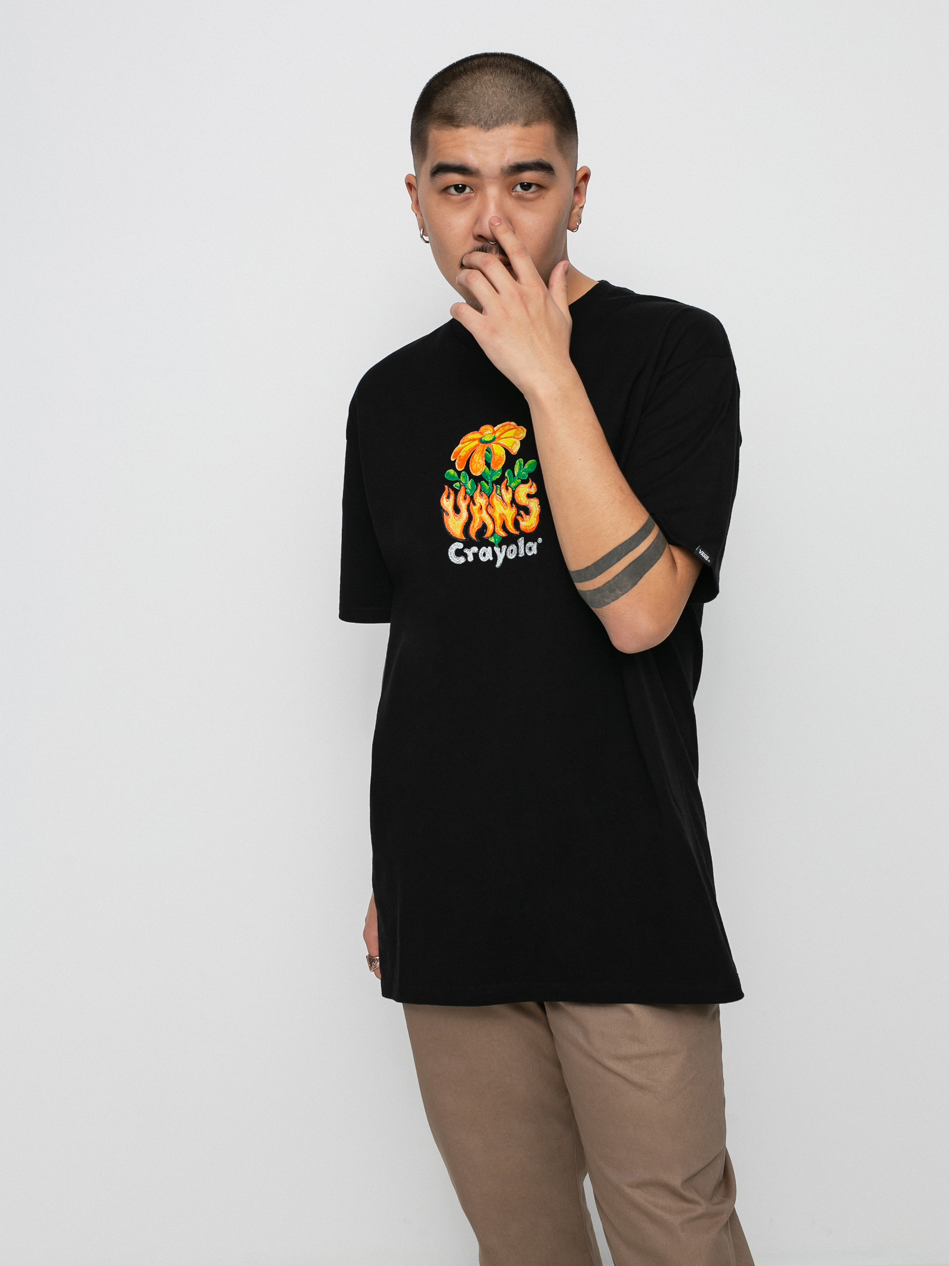 T-shirt Vans X Crayola Hot Flower (black)