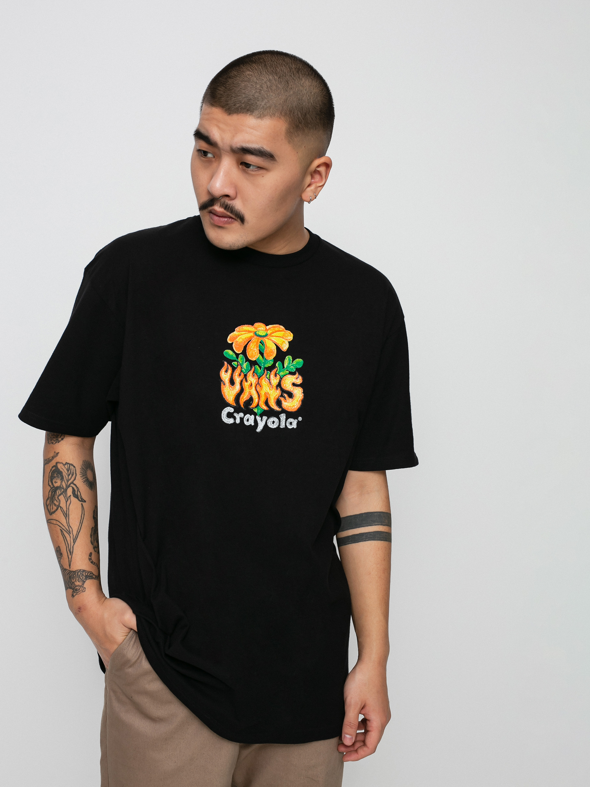 T-shirt Vans X Crayola Hot Flower (black)