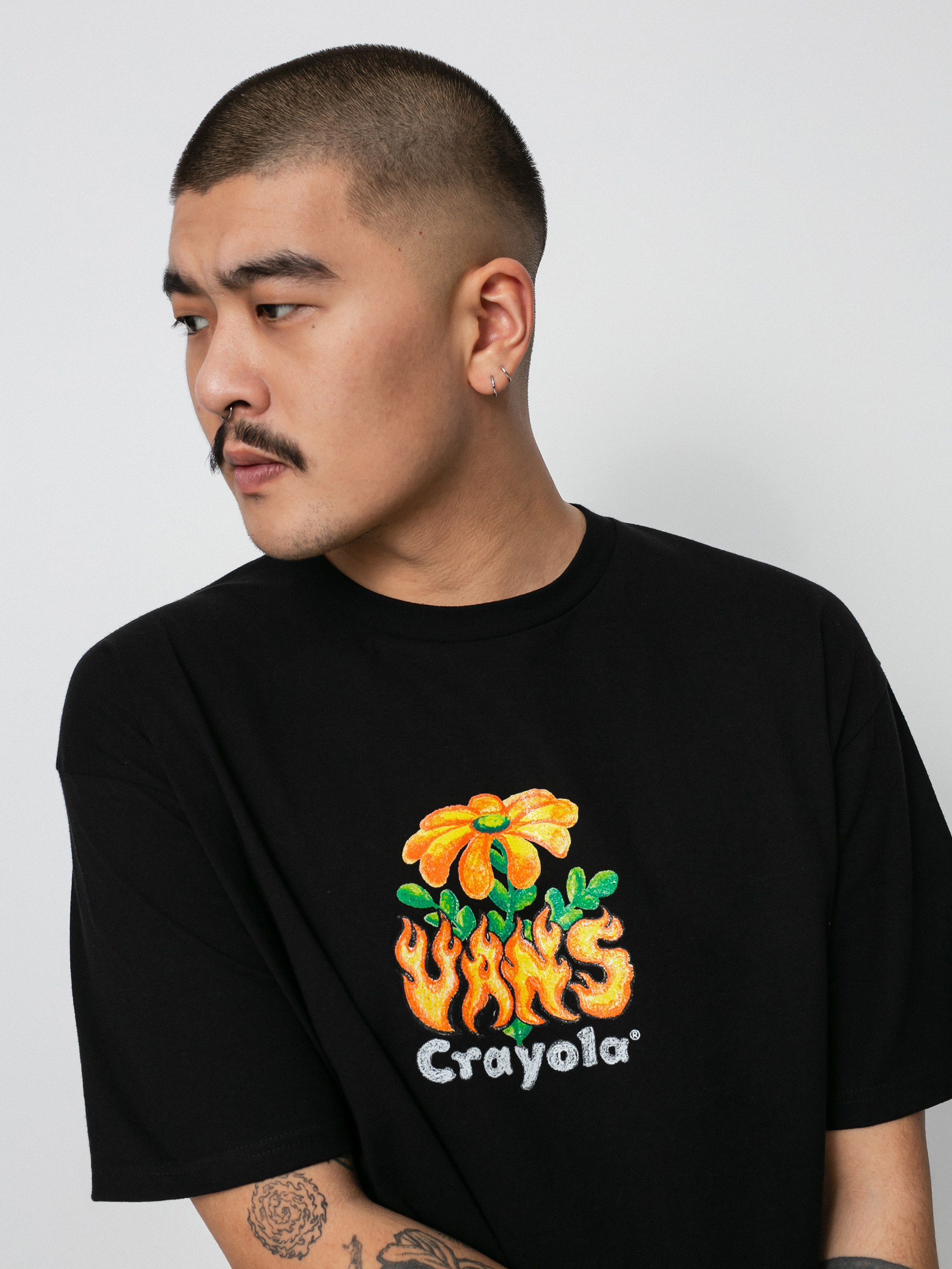 T-shirt Vans X Crayola Hot Flower (black)