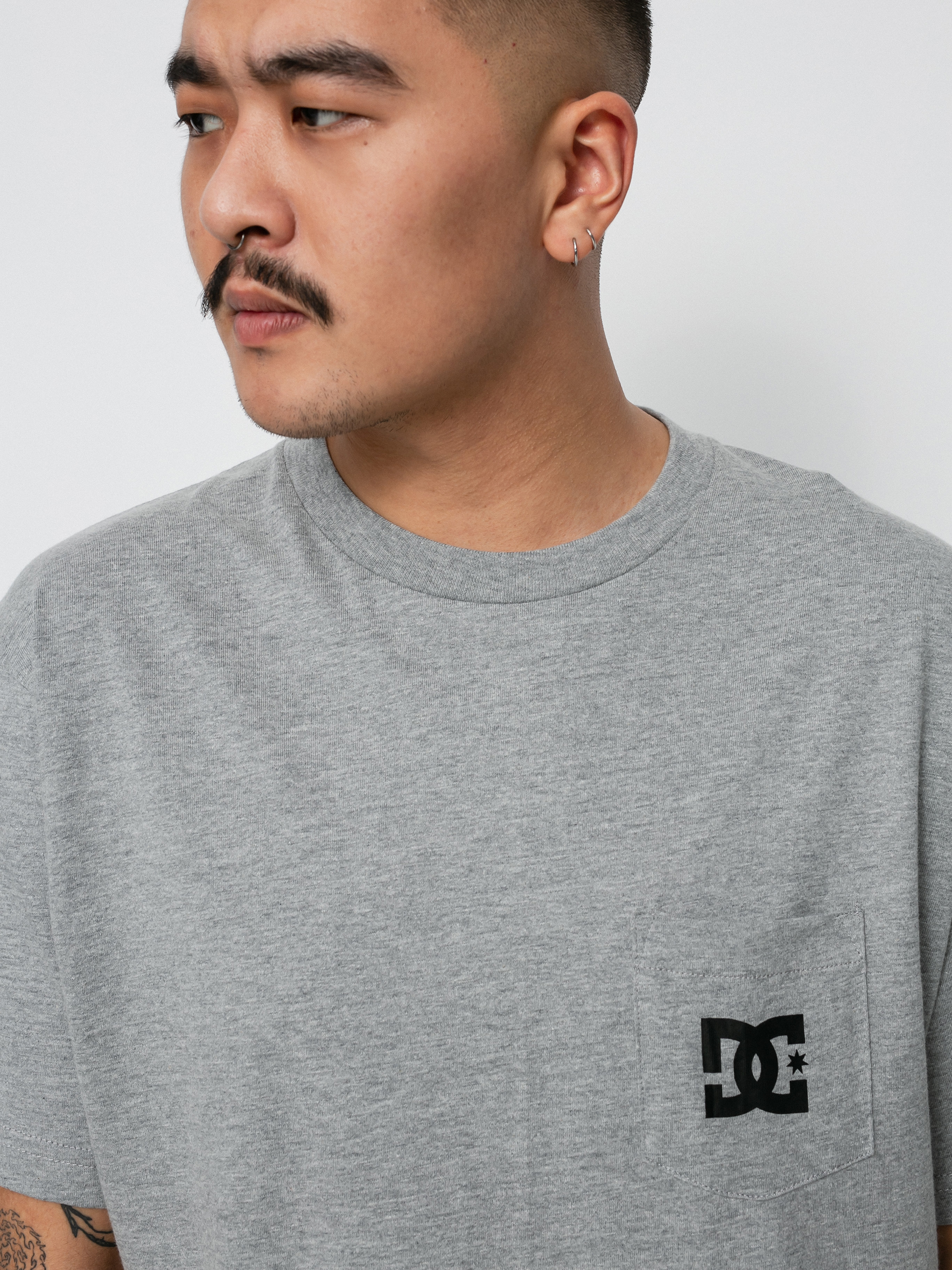 T-shirt DC Star Pocket (heather grey)